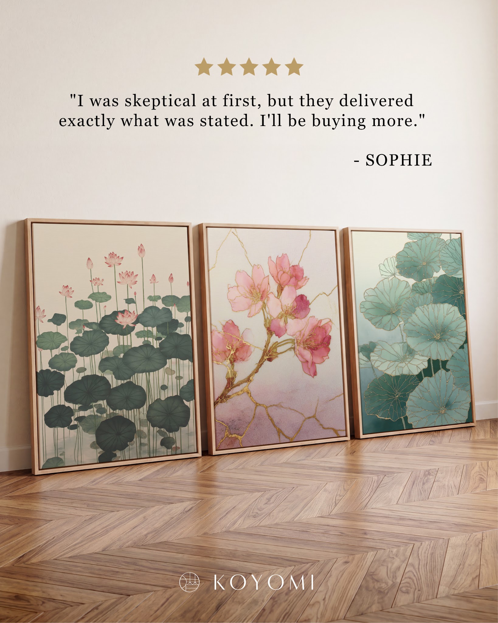 House of koyomi Facebook ad: Japanese Art You'll Love
