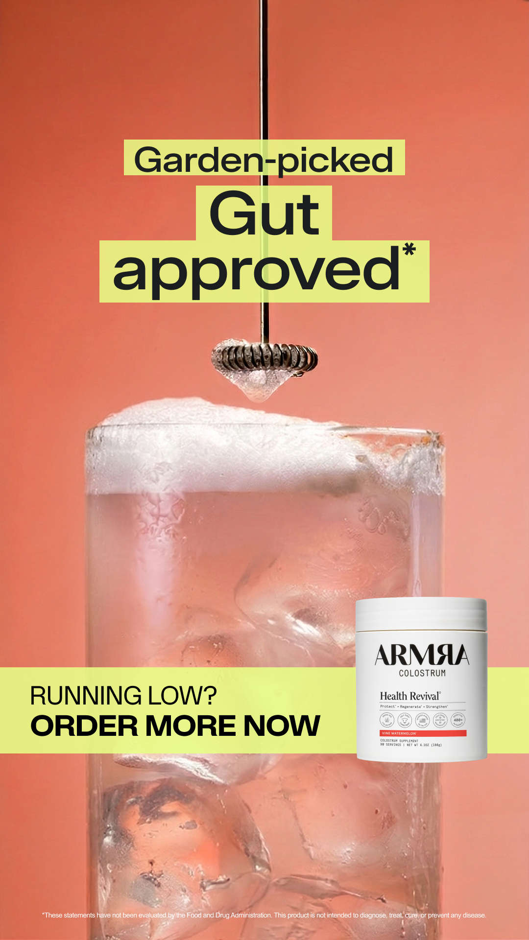 ARMRA Facebook ad