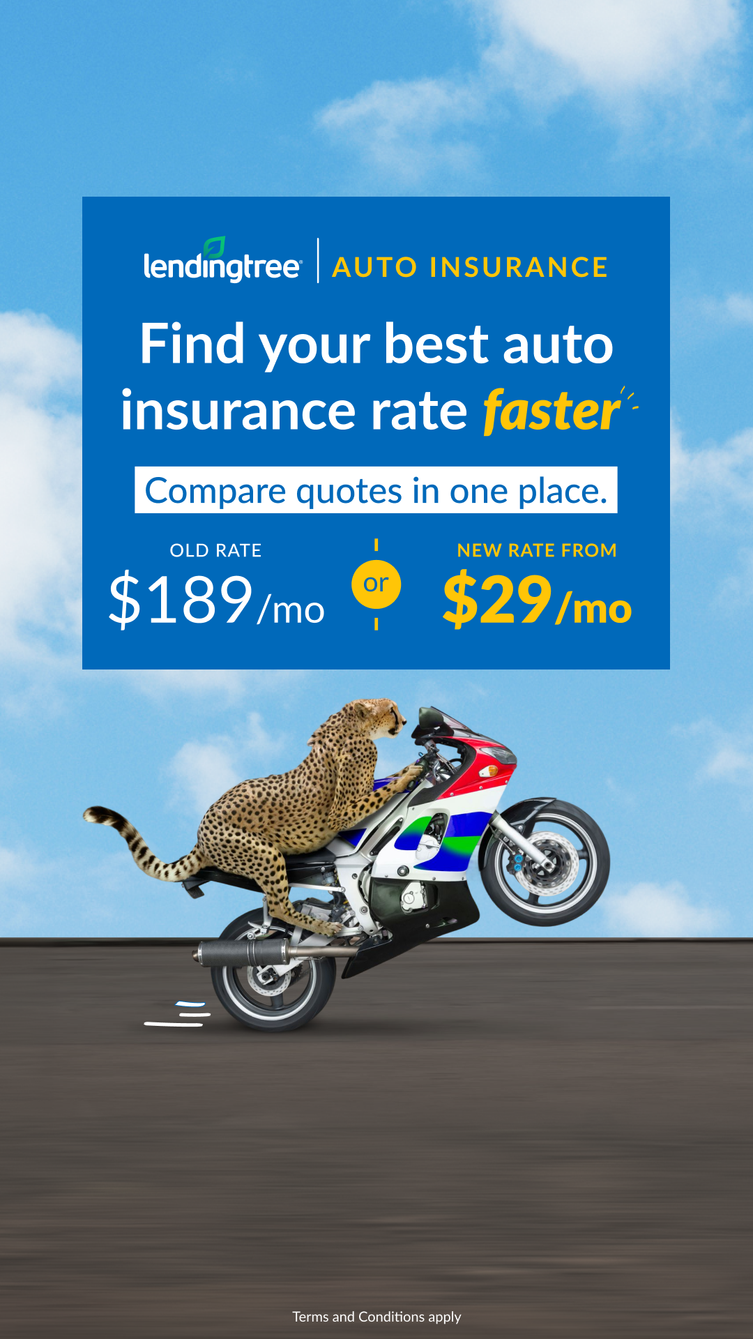 LendingTree Facebook ad