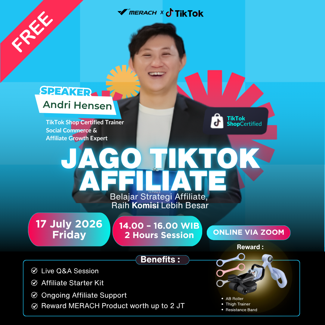 Merach Indonesia Facebook ad: FREE Upgrade Skill Affiliate