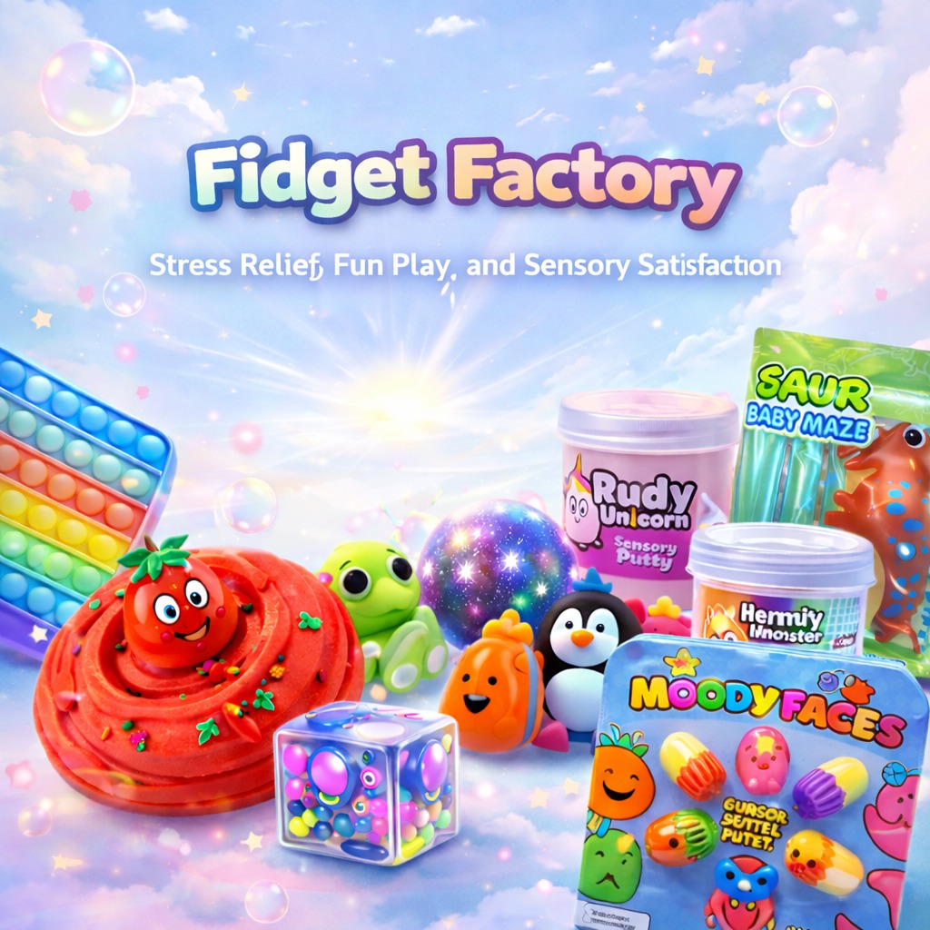 Fidgets Factory Facebook ad: Welcome to Fidget Factory, Your ultimate destination for…