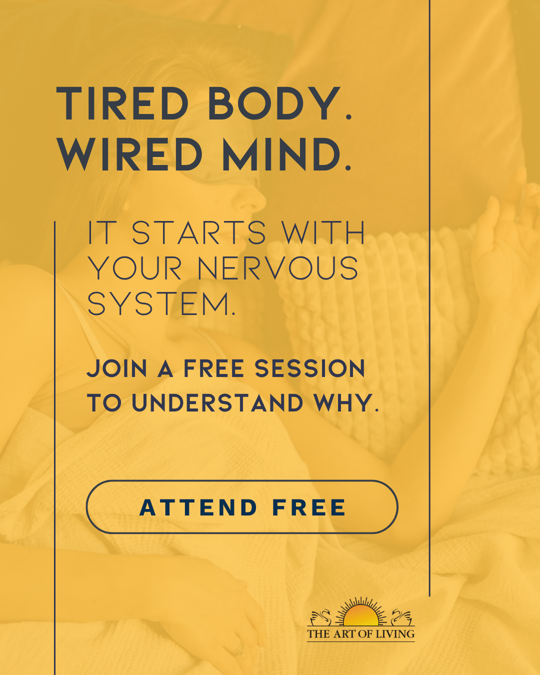 The Art of Living Facebook ad