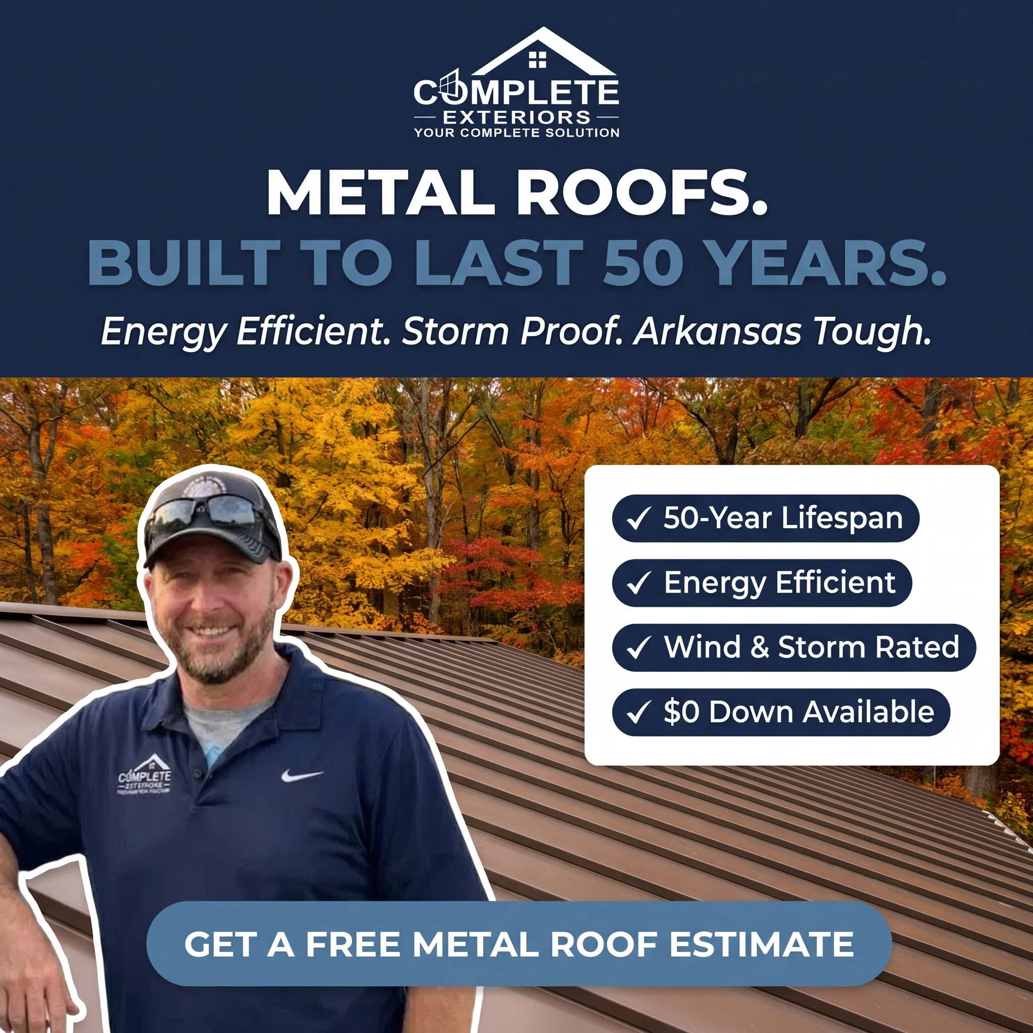 Complete Exteriors USA Facebook ad
