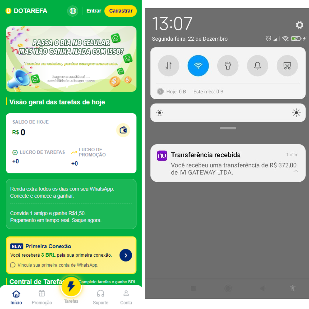Blithe pp Facebook ad: Comece a ganhar mais agora