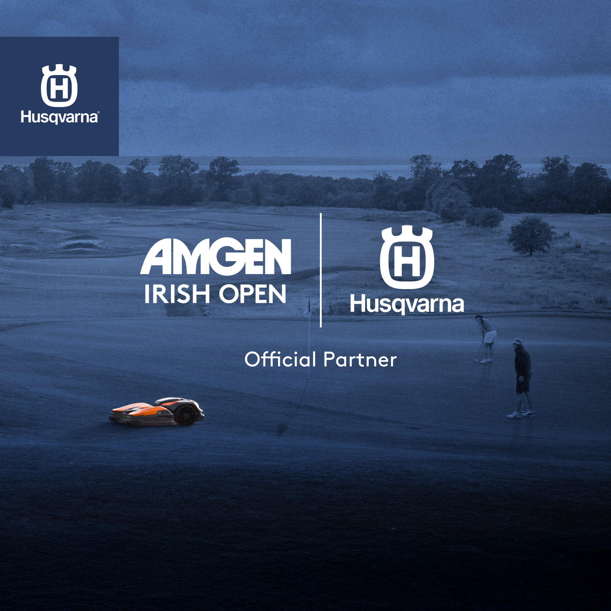 Husqvarna Facebook ad: Proud Partners of the Amgen Irish Open