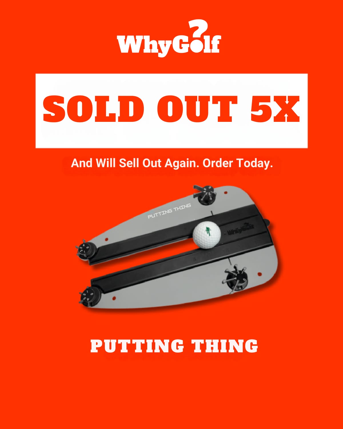 WhyGolf Facebook ad