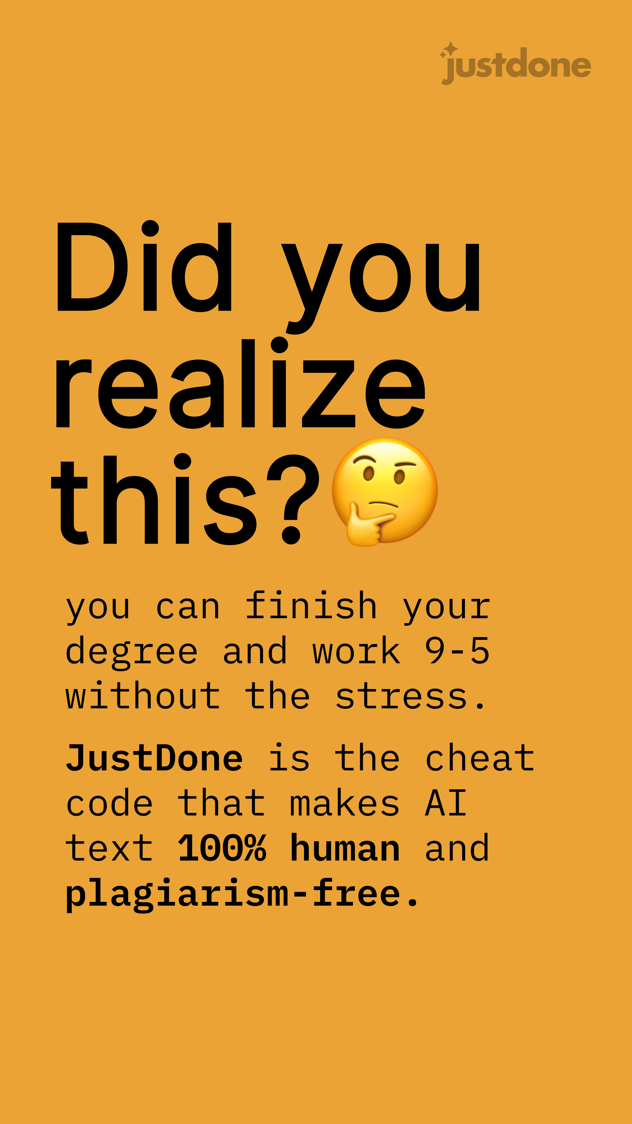 JustDone Facebook ad