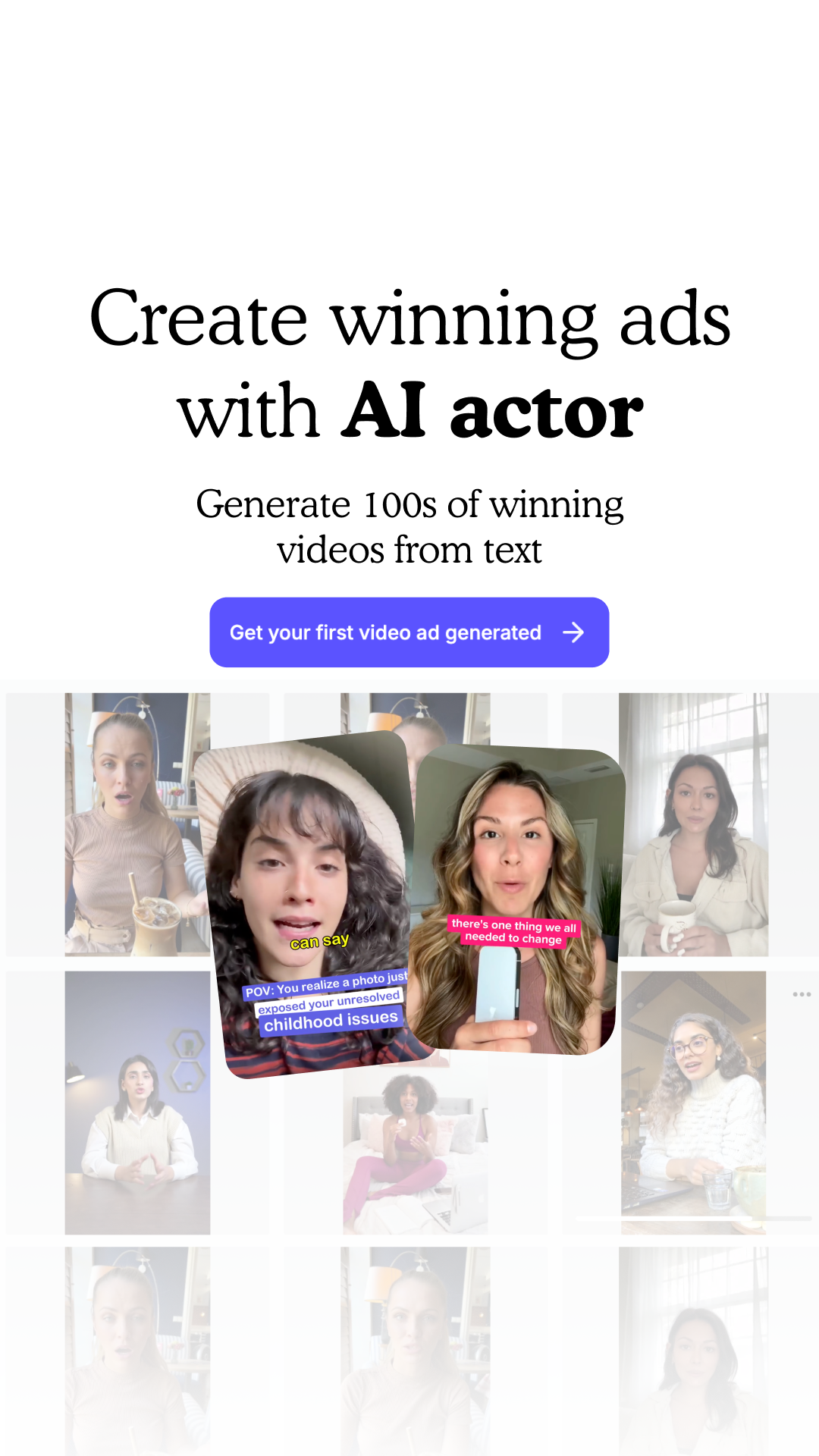 Arcads AI Facebook ad