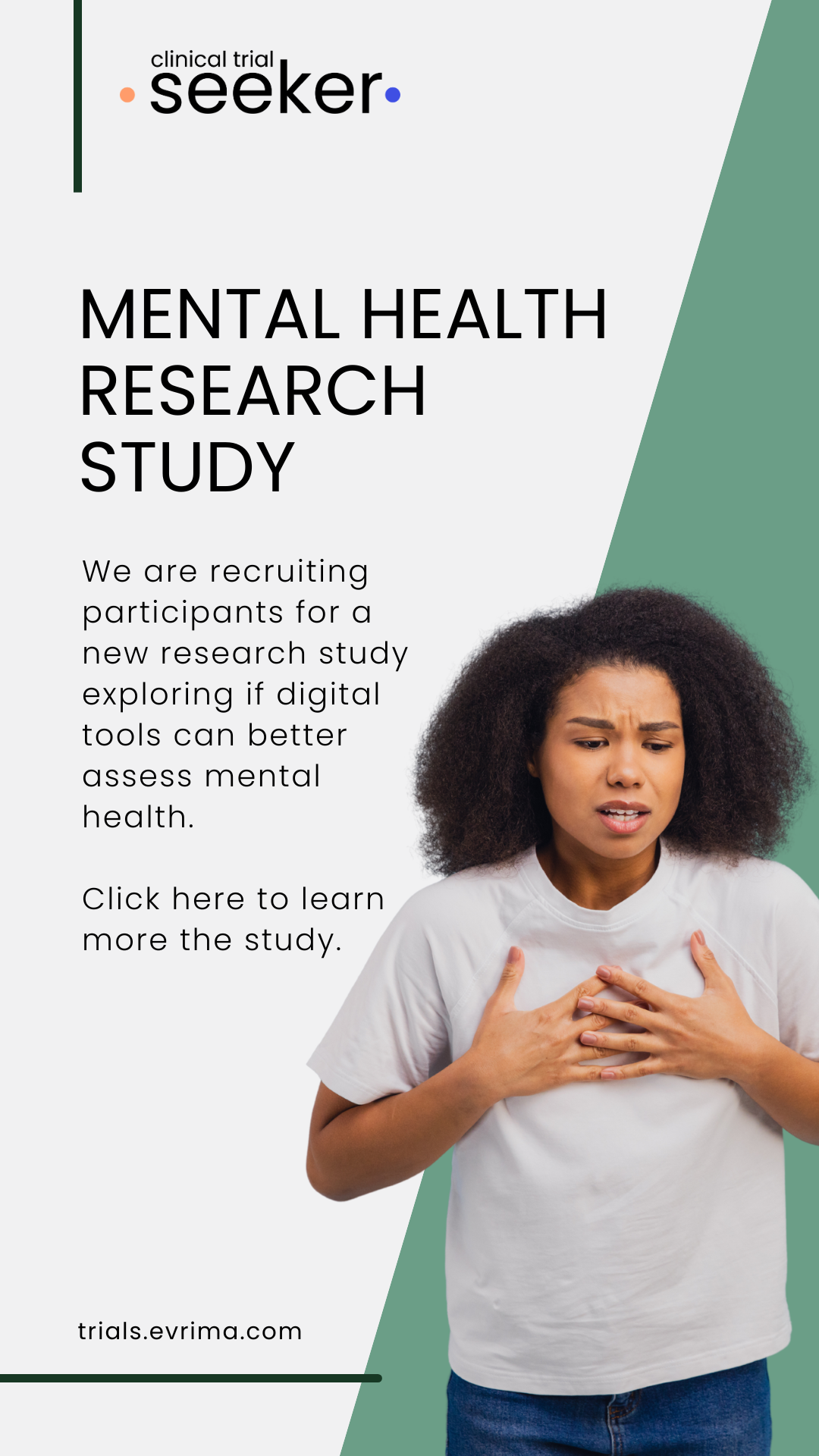 Clinical Trial Seeker Facebook ad