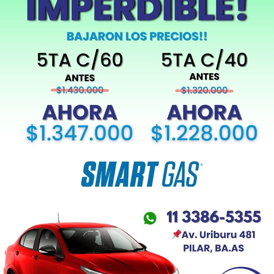 PILAR GNC - oficial Facebook ad: APROVECHA LAS PROMOS DE INFARTO QUE TENEMOS PARA…