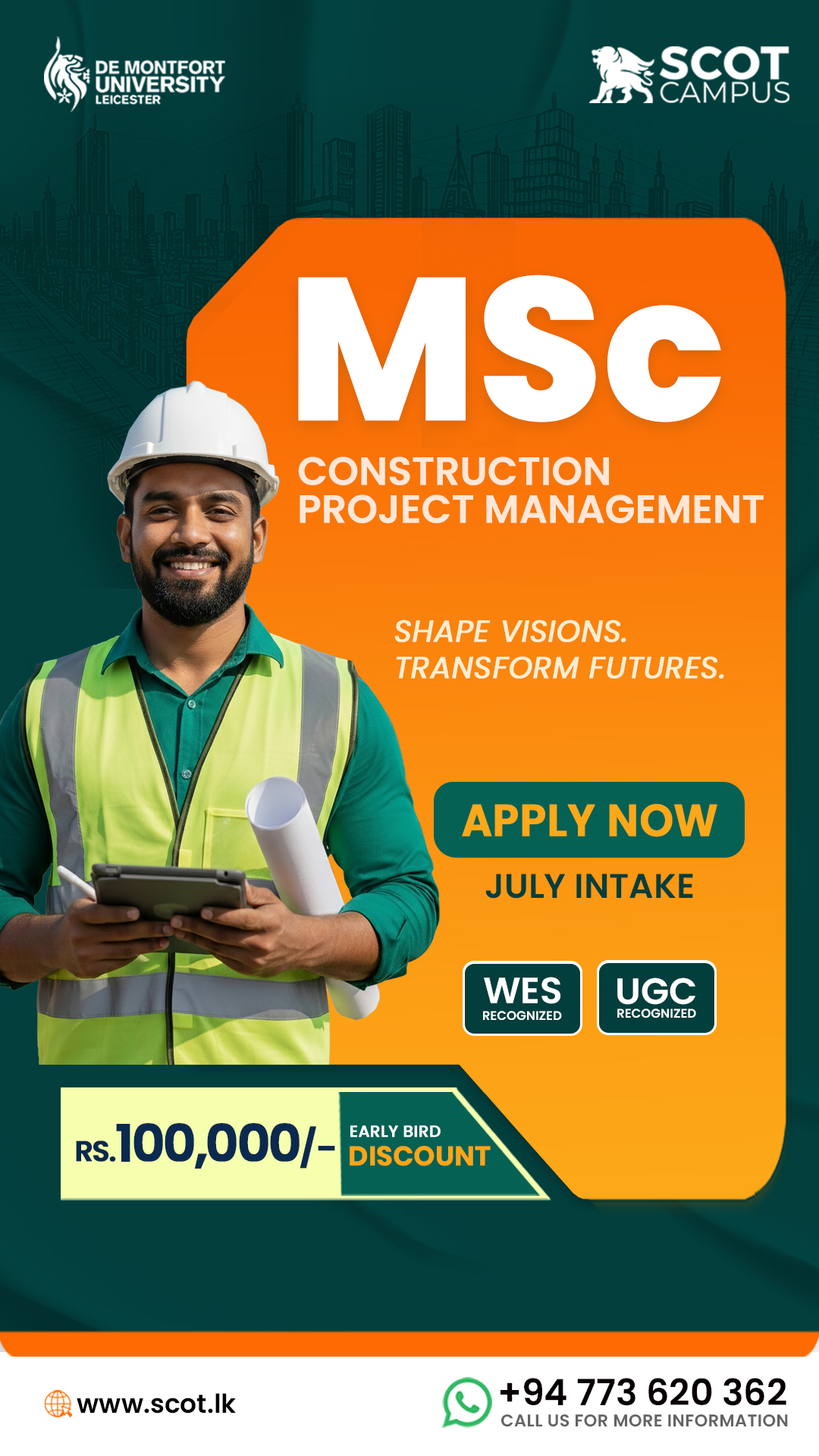SCOT Campus Facebook ad from Mar 23, 2026