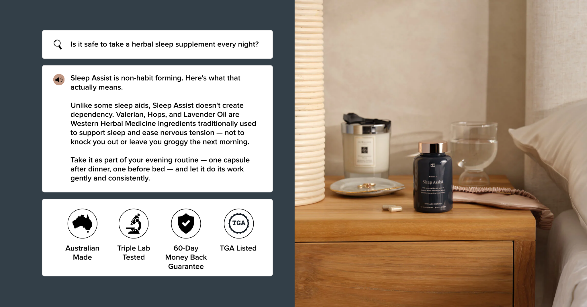 MyPause Health Facebook ad