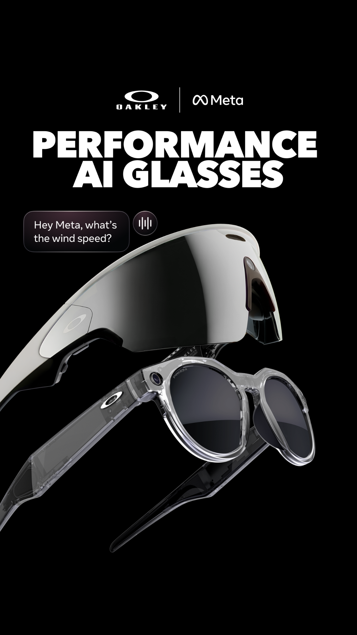 Oakley Meta Facebook ad