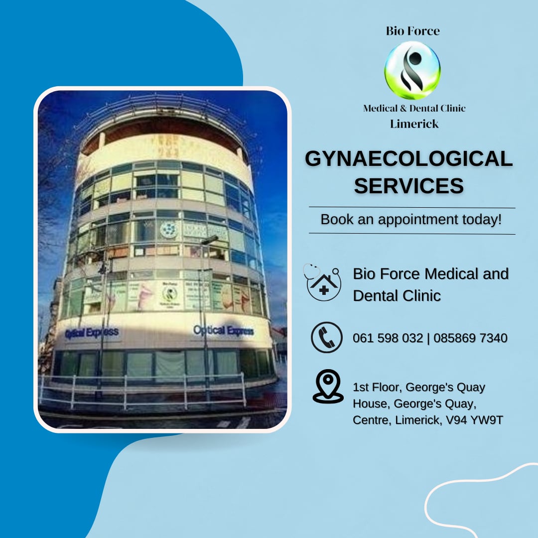 Bio Force Medical & Dental Clinic Limerick 061-598032 Facebook ad from May 30, 2026