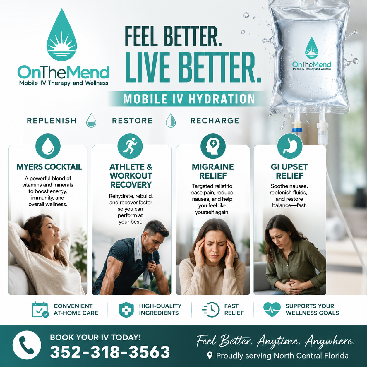 On The Mend Mobile IV Therapy & Wellness  Facebook ad
