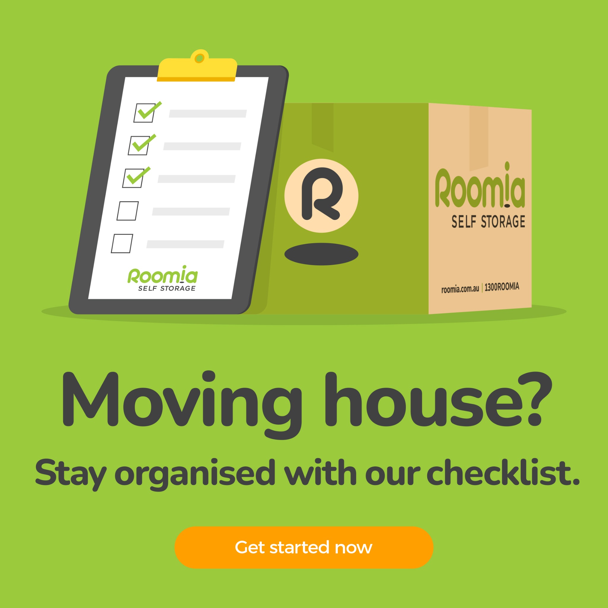 Roomia Self Storage Facebook ad