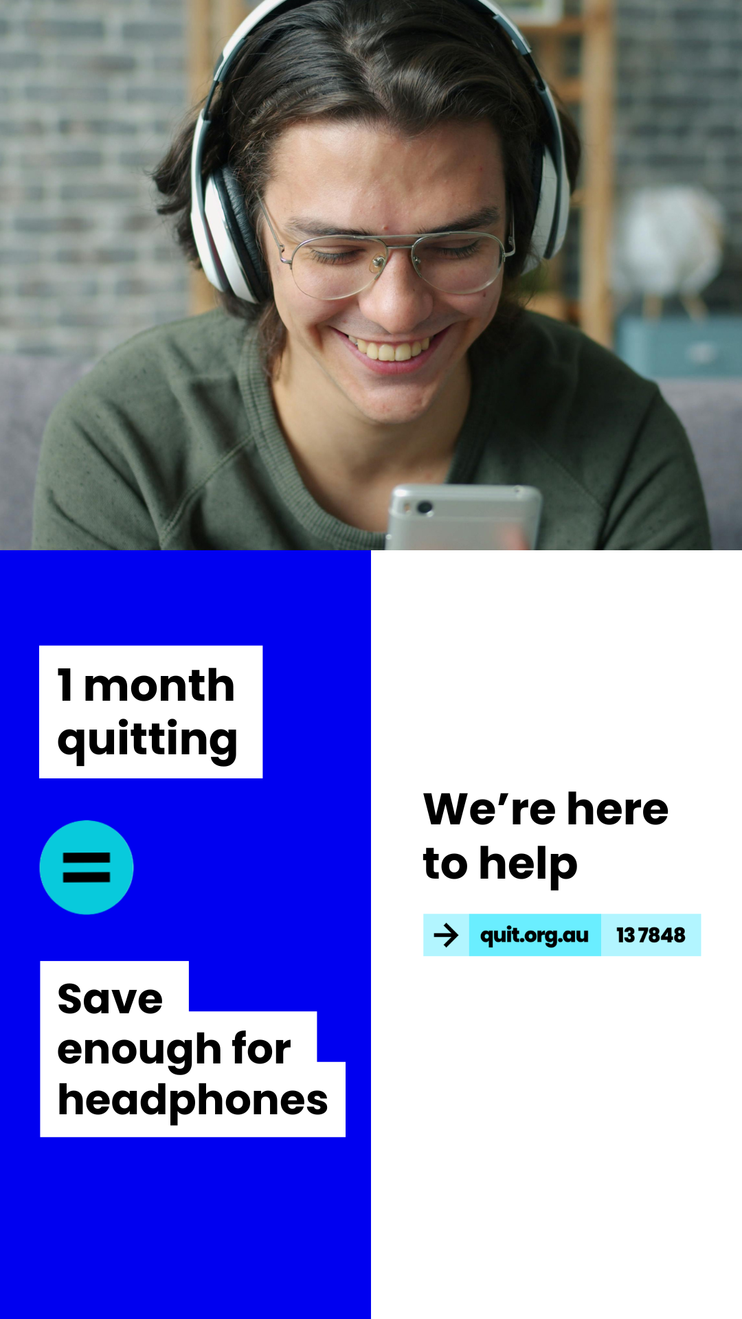 Quit Facebook ad