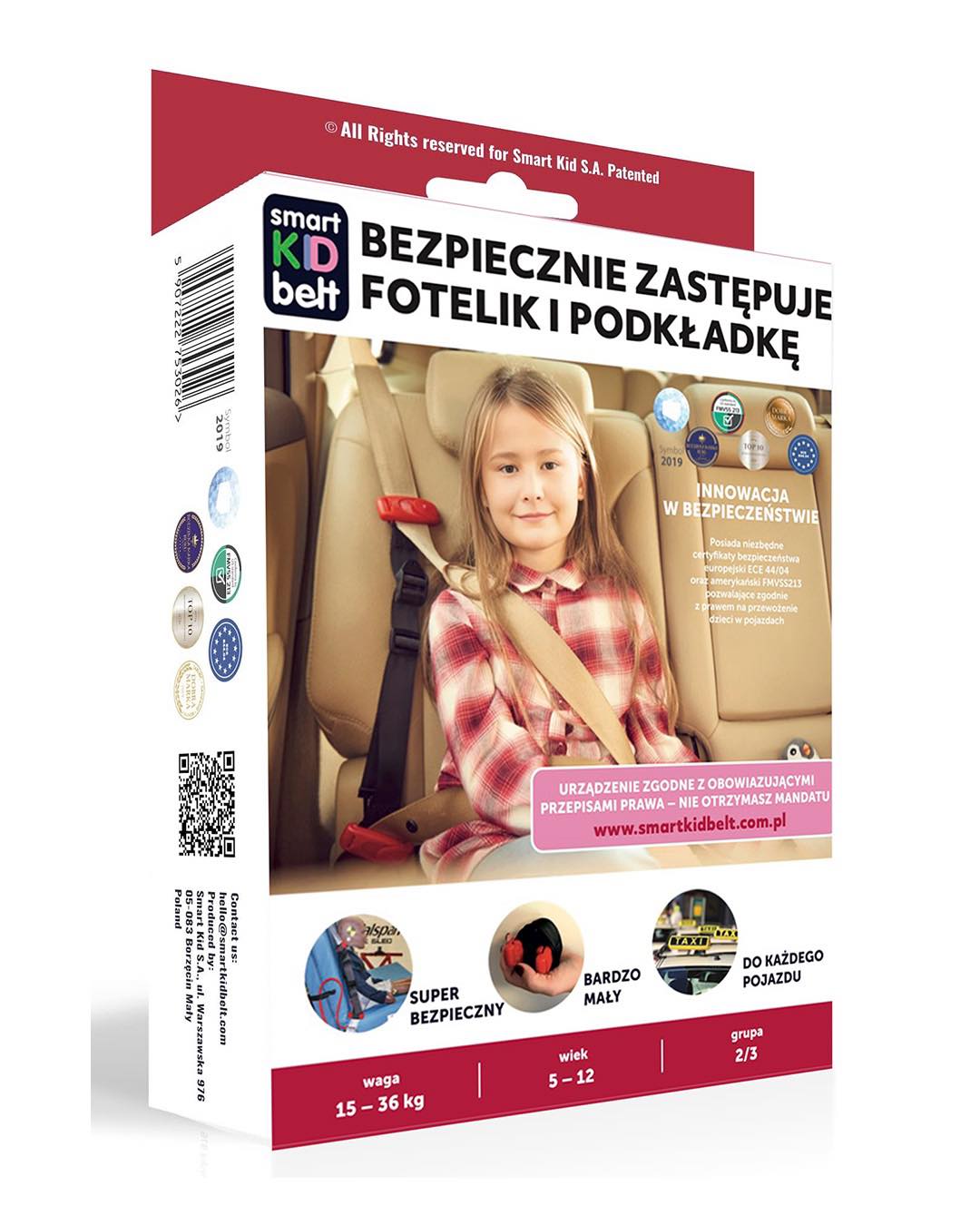 Smart Kid Belt Facebook ad: Nie, bo nie mam fotelika.