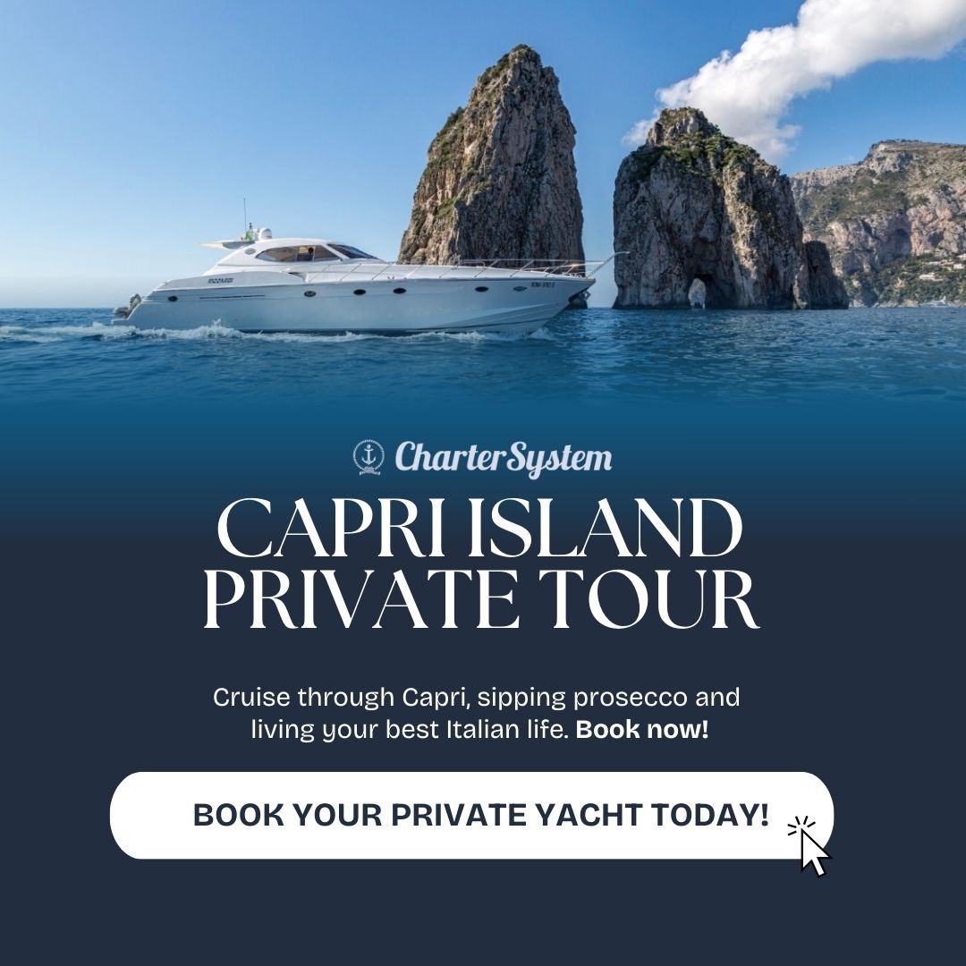 Charter System Facebook ad: Luxury Private Boat Tours, Capri & Amalfi Coast