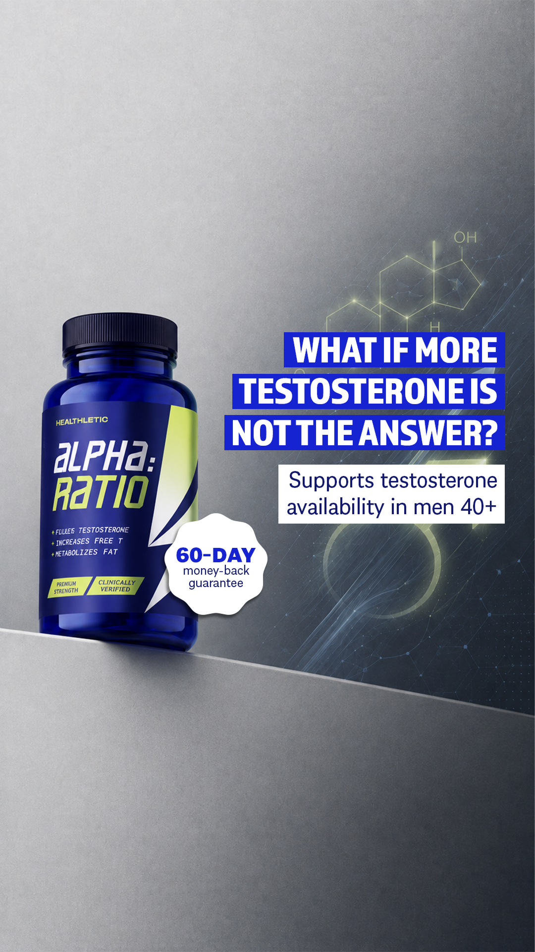 Healthletic Alpha Ratio Facebook ad: Get the Estrogen Fix Protocol Now! | Up to 60% OFF