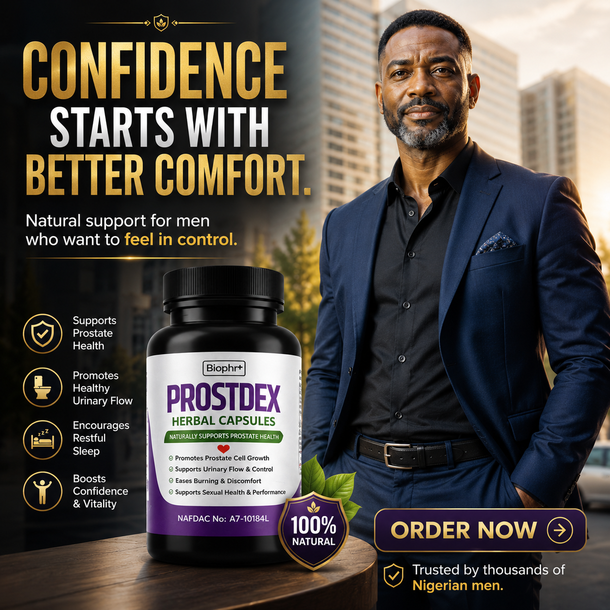 Prostate Health Solution Facebook ad