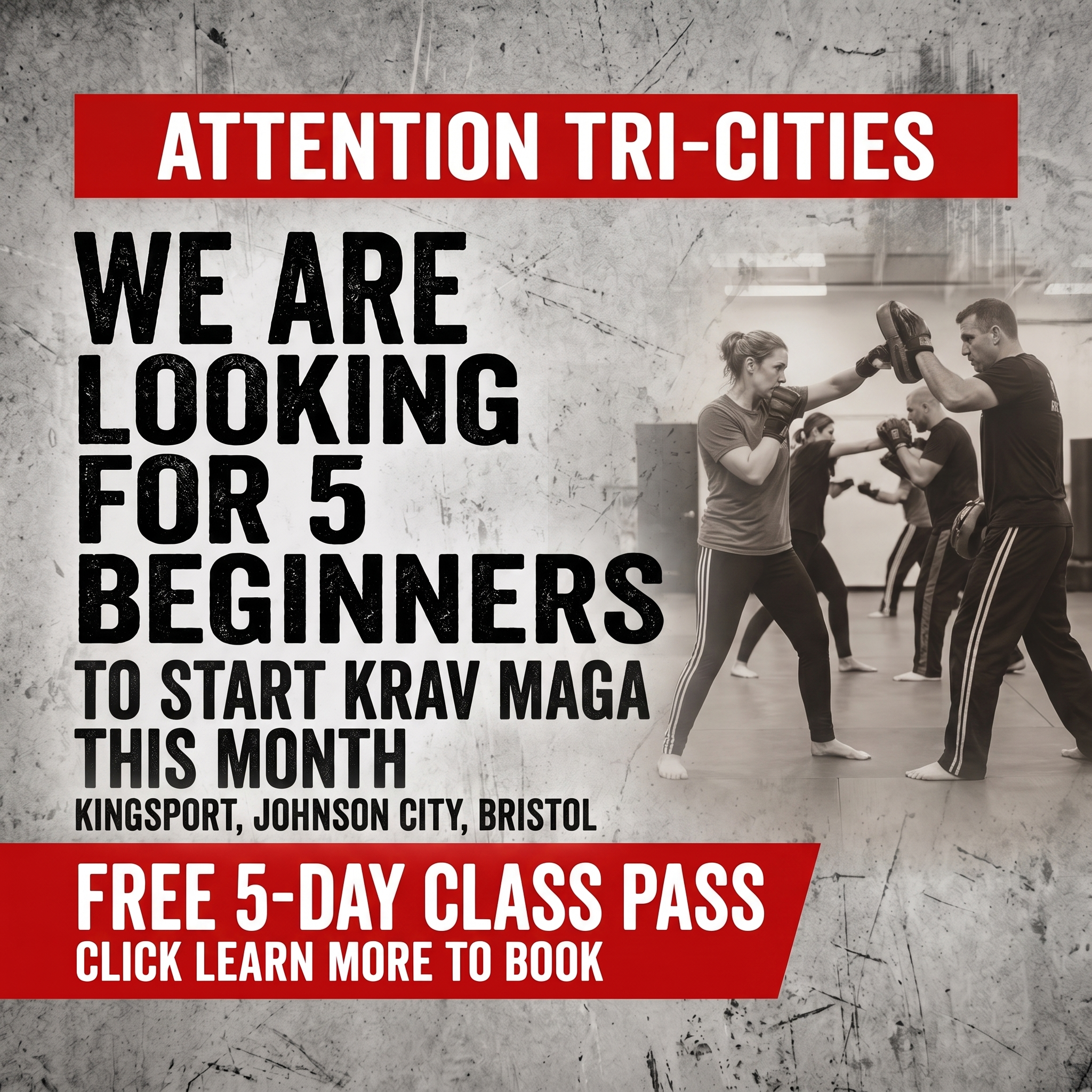 Tri-Cities Krav Maga Facebook ad