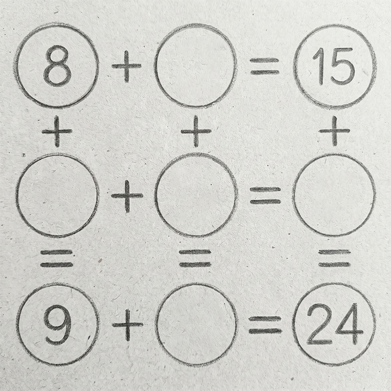 CrossMath Facebook ad: Play Now!