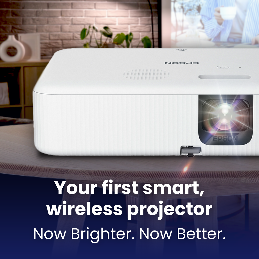 Epson Facebook ad: Planning to buy your very first smart projector?