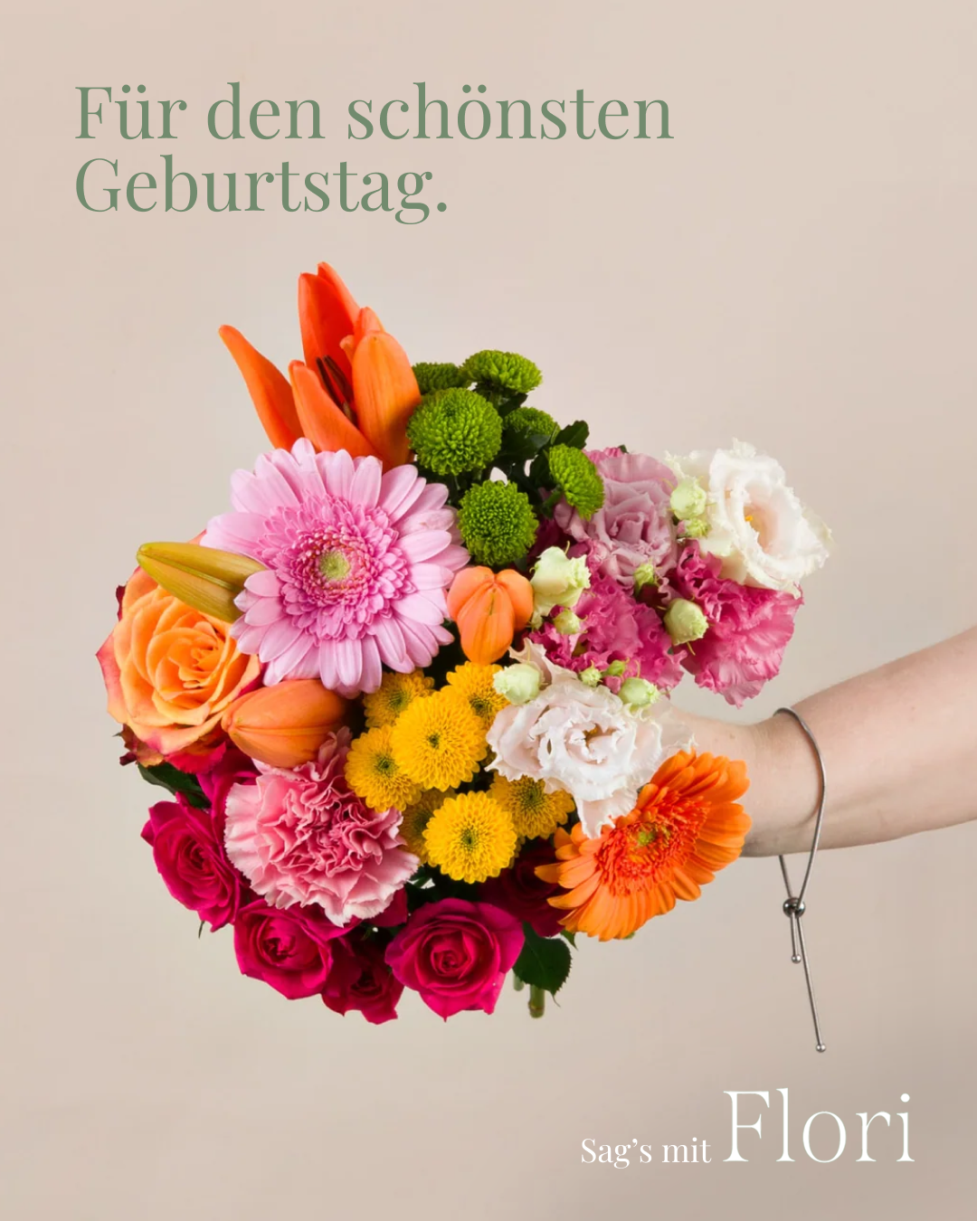 Flori.at Facebook ad: Gratis geliefert in ganz Österreich