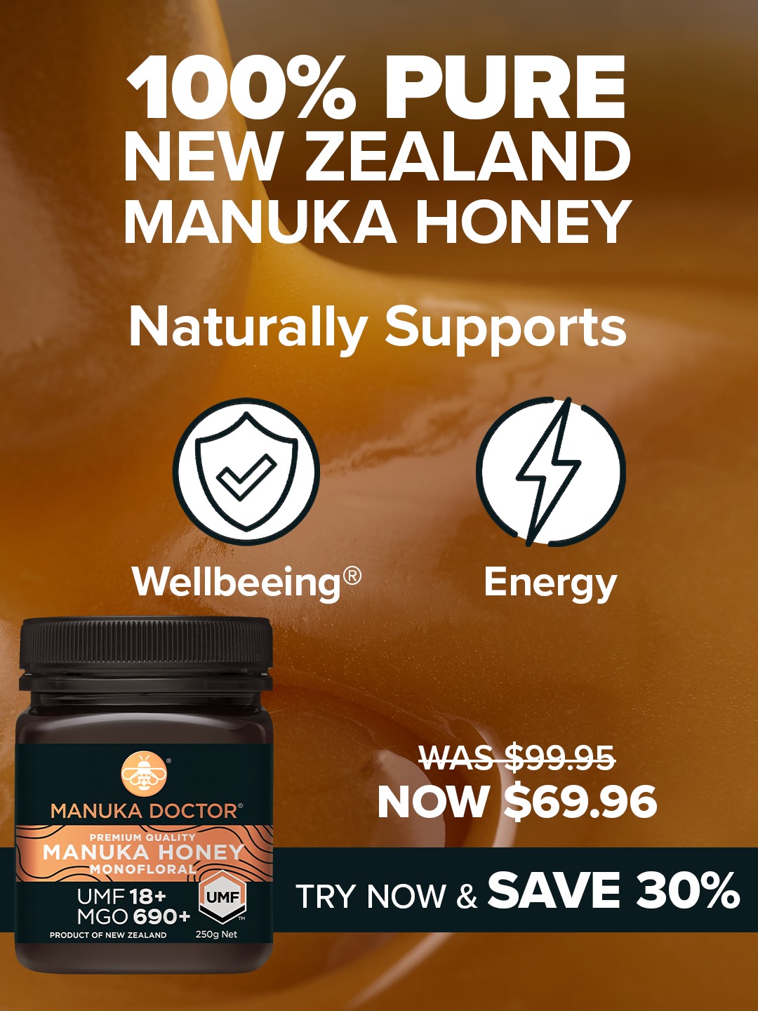 Manuka Doctor New Zealand Facebook ad