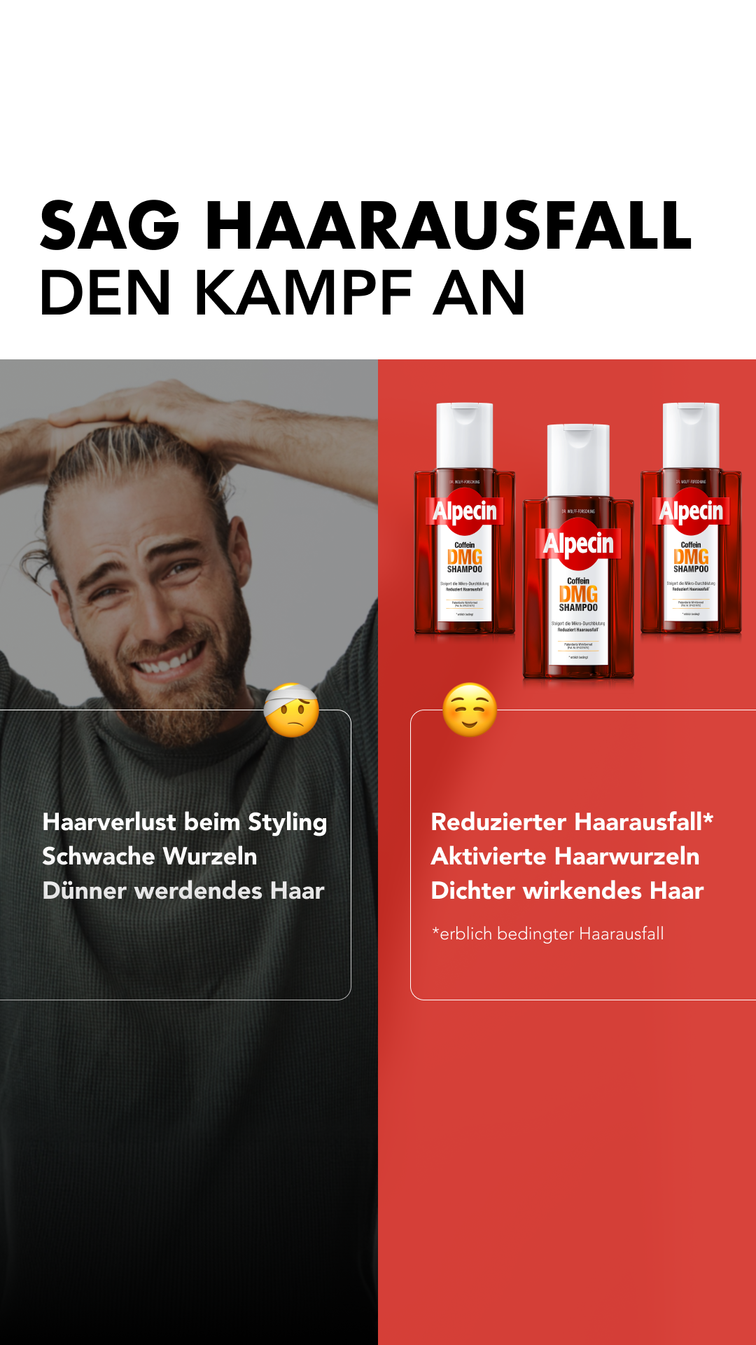 Alpecin Facebook ad