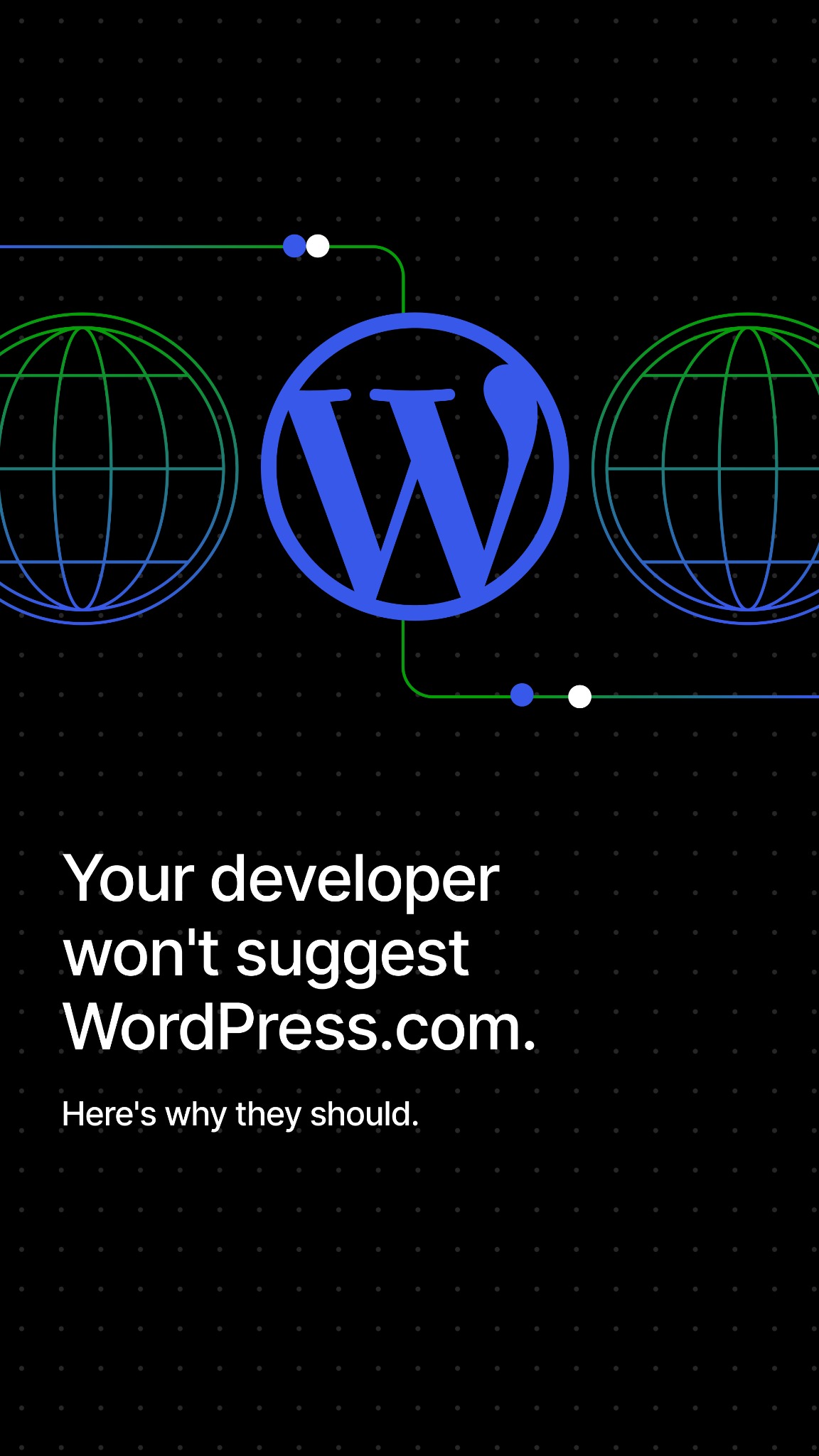 WordPress.com Facebook ad