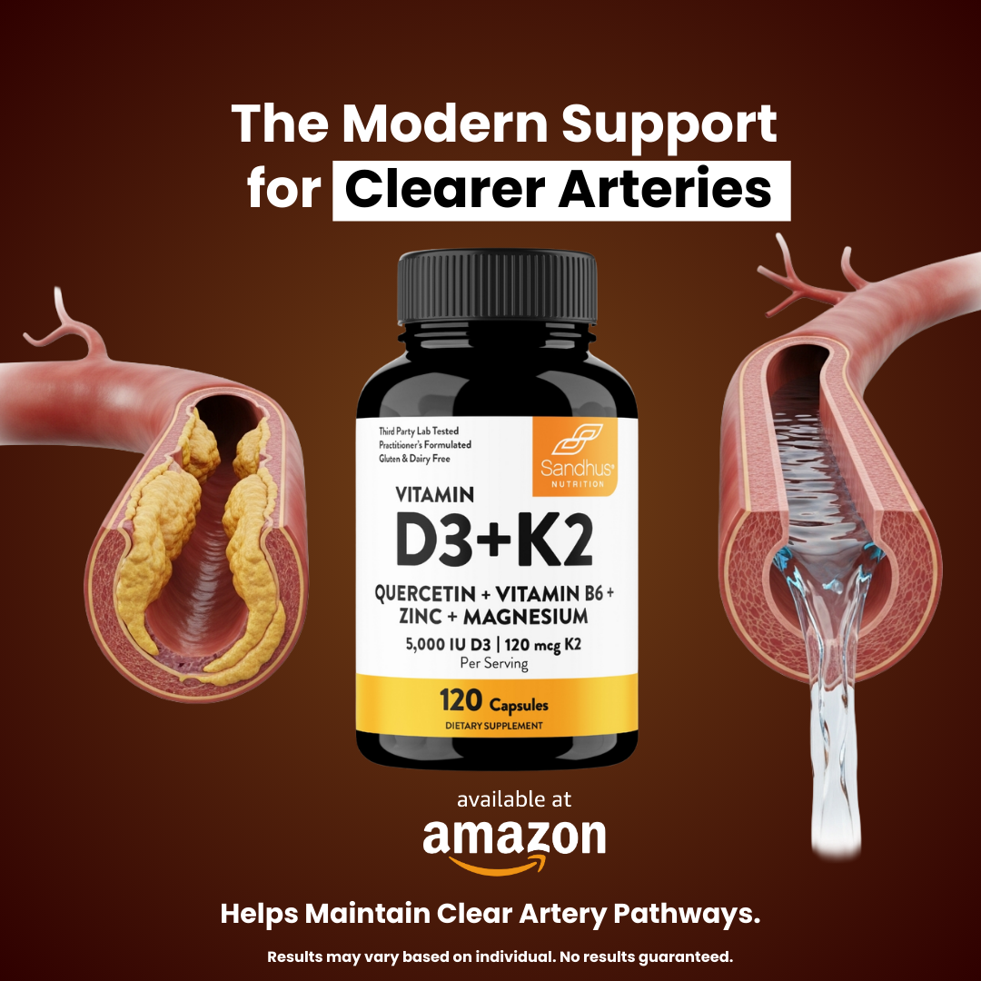 Sandhu Products Inc Facebook ad: Support Your Arteries the Smart Way