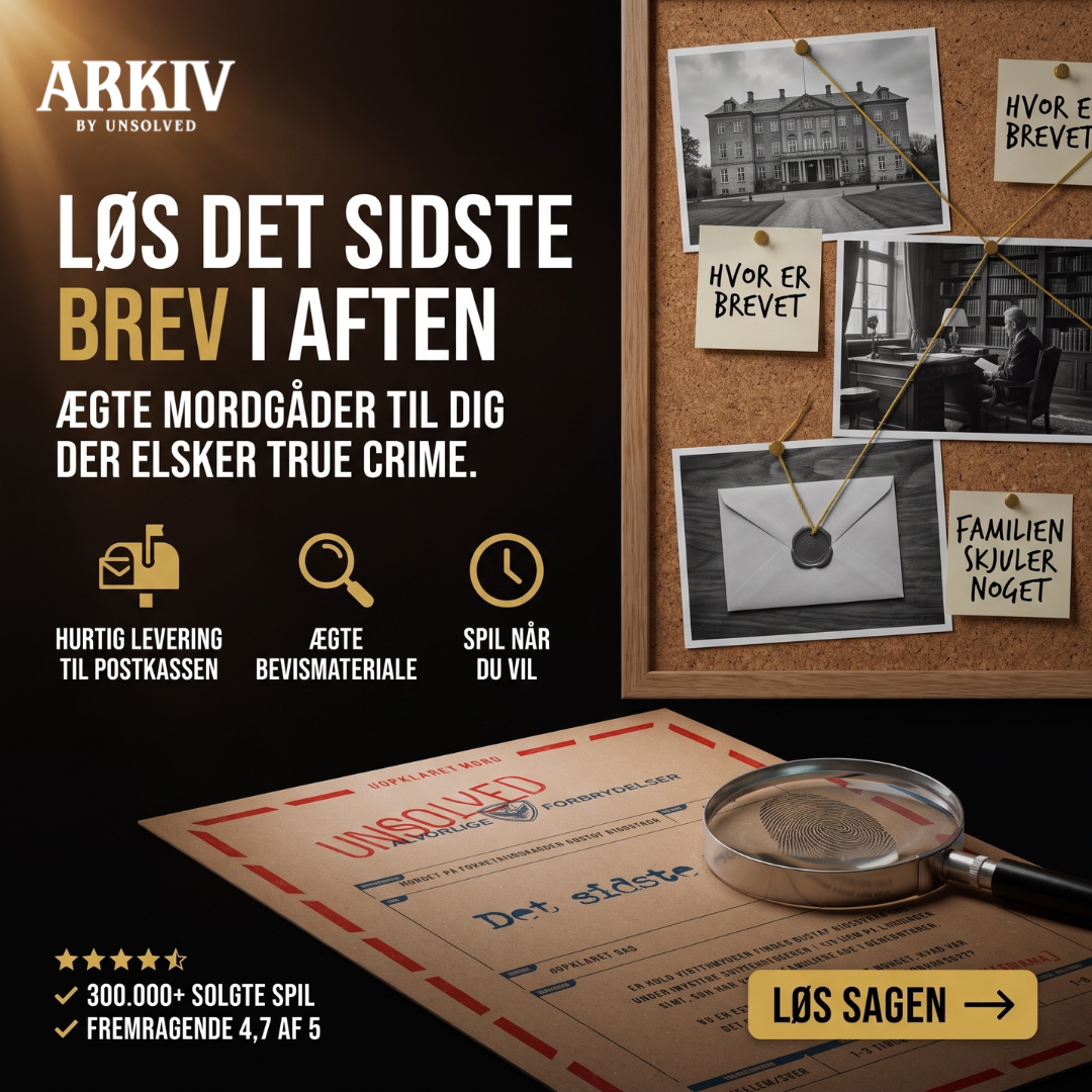 ARKIV by Unsolved - Mordgåder at løse derhjemme Facebook ad