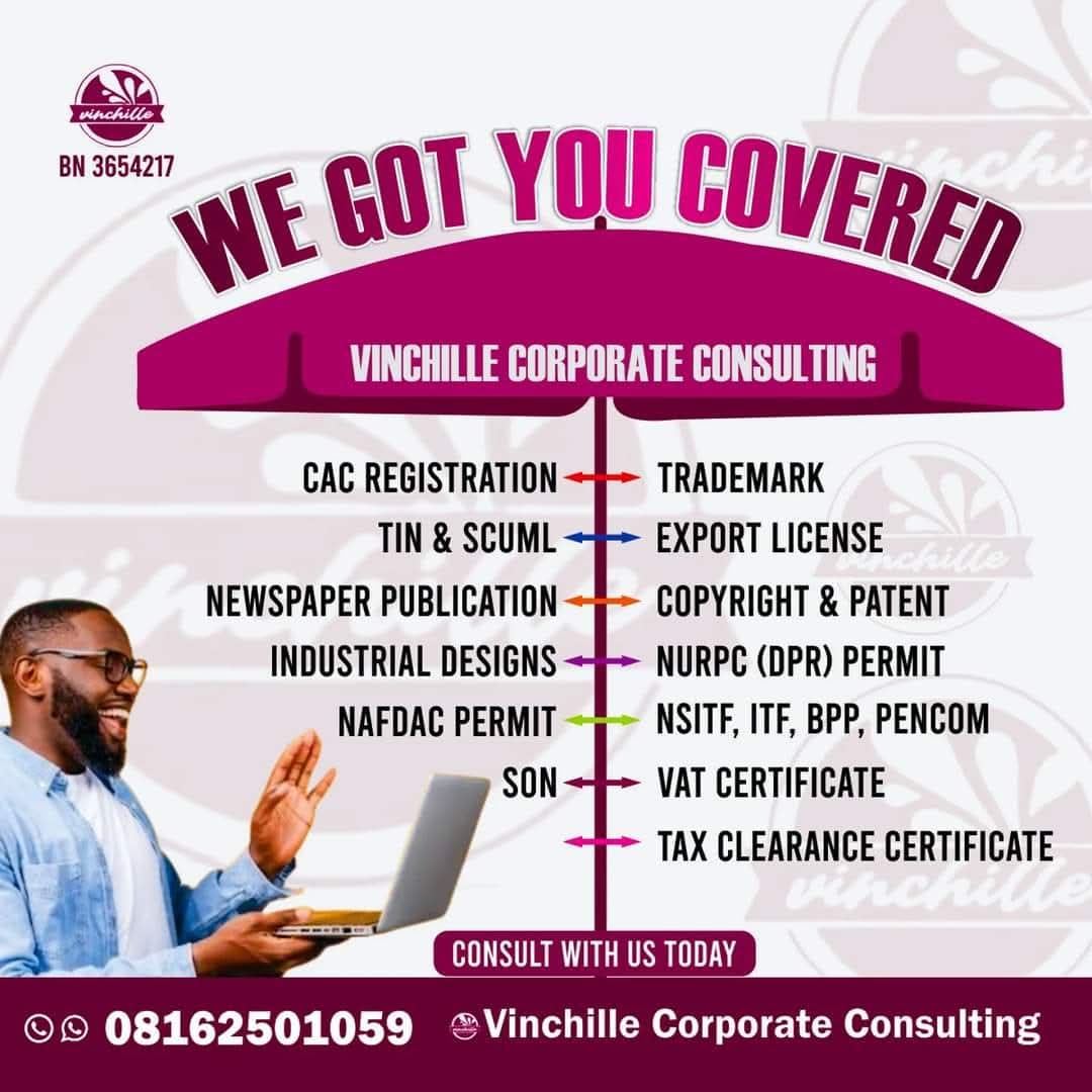 Vinchille Corporate Consulting Facebook ad from Jun 16, 2026
