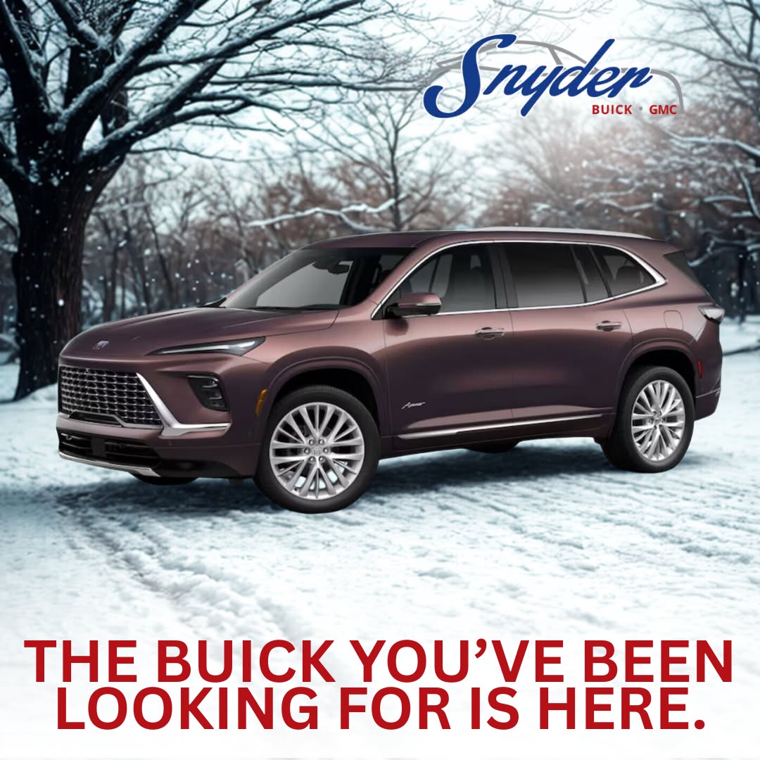 Snyder Chevrolet, Buick, GMC Facebook ad: Shop Our Selection Today!