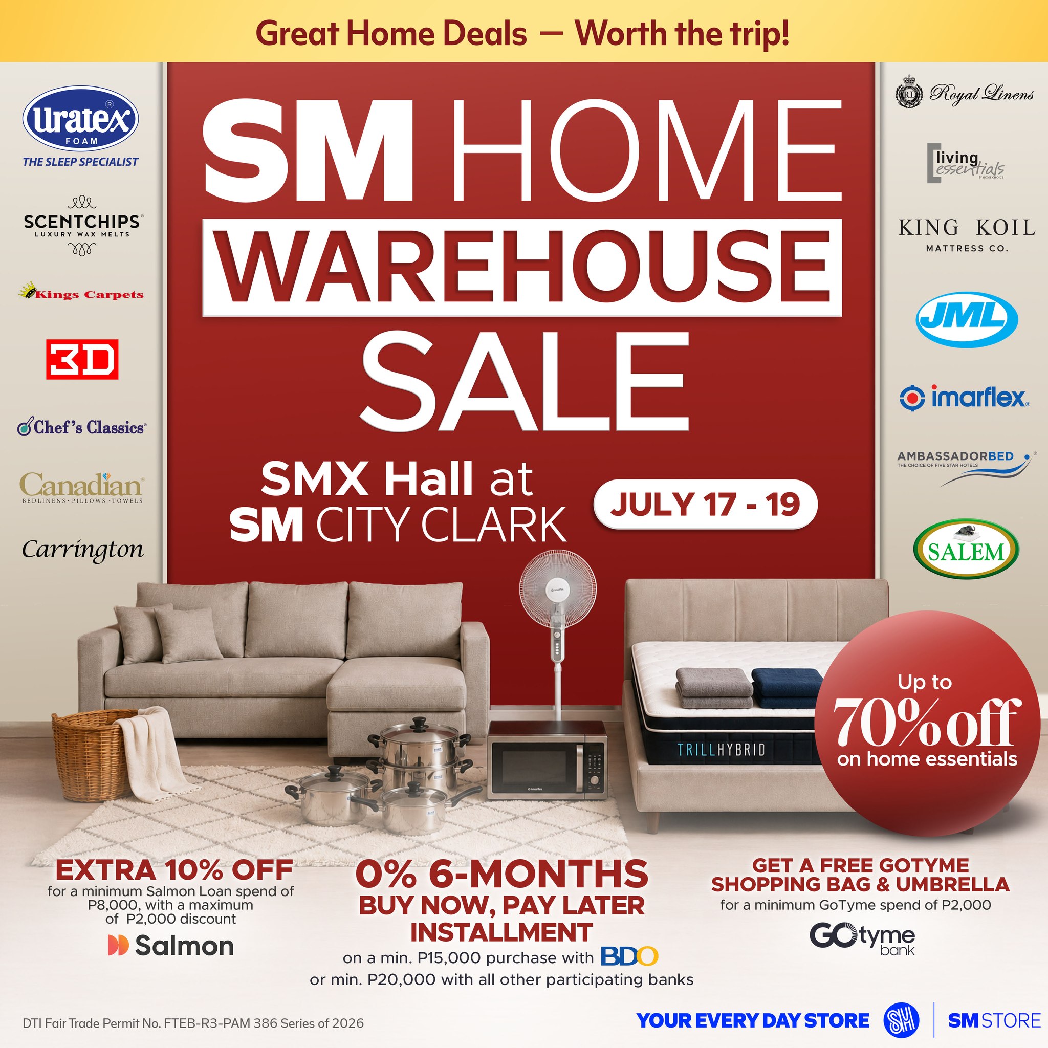 SM Home Facebook ad: Great Home Deals-Worth the Trip