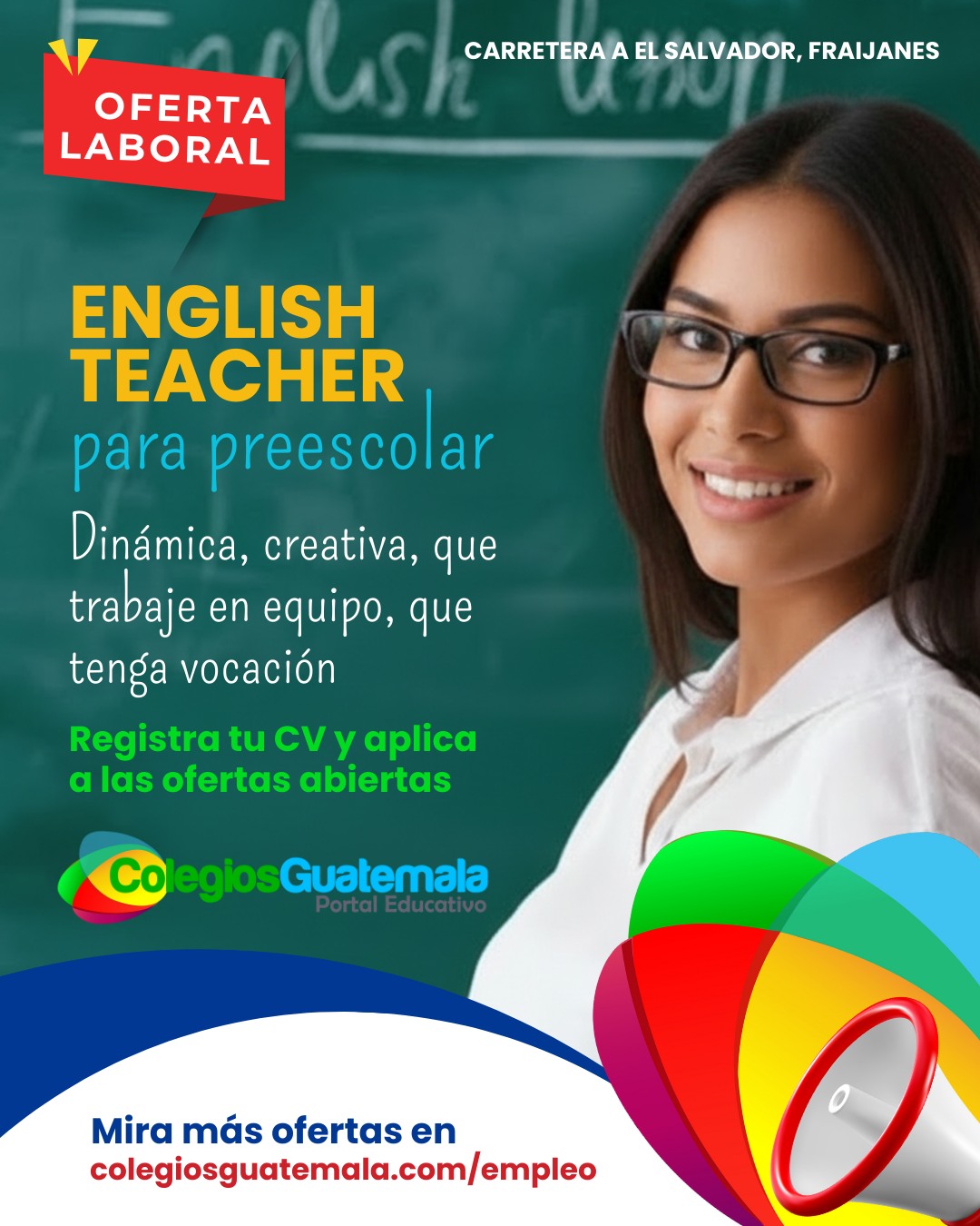 Colegios en Guatemala Facebook ad from Dec 6, 2025