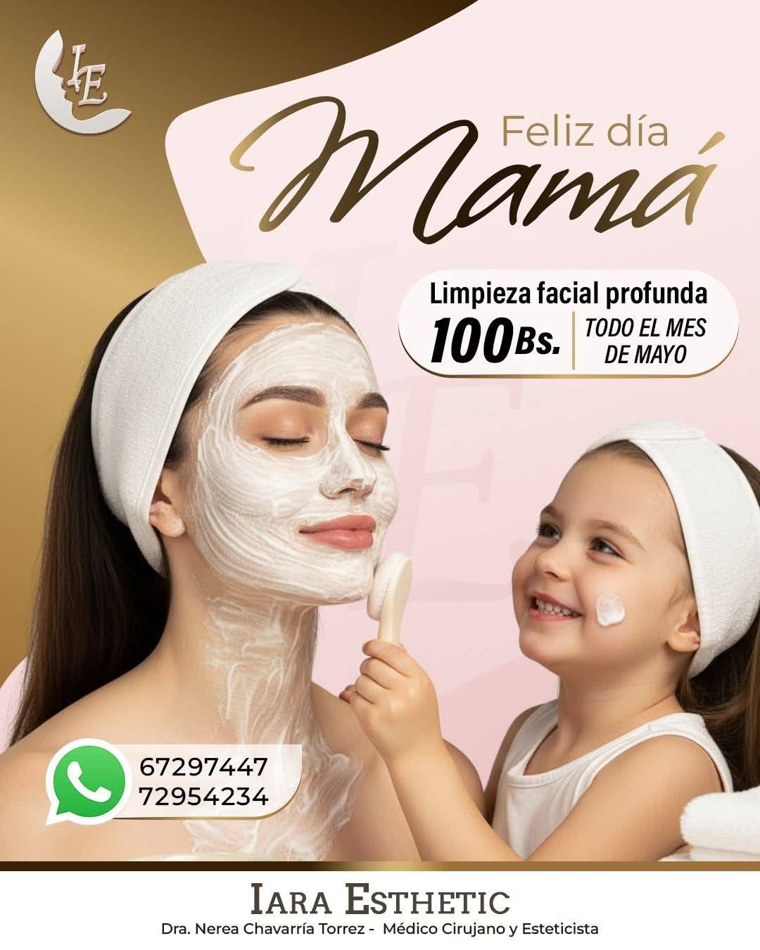 Iara Esthetic Facebook ad: Atención en Yacuiba