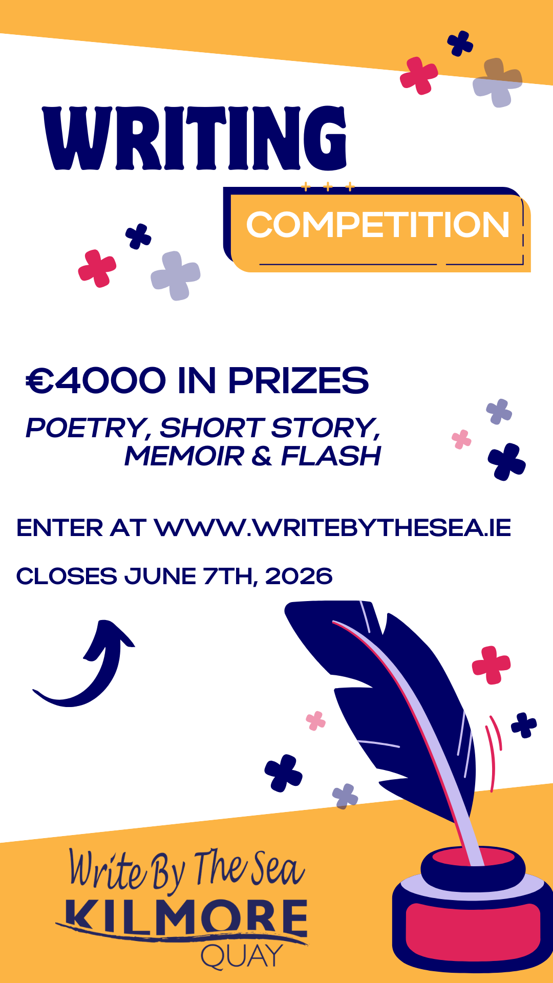 Write By The Sea Facebook ad from Apr 24, 2026