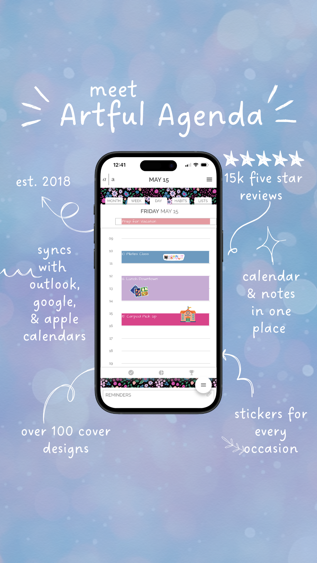 Artful Agenda Facebook ad