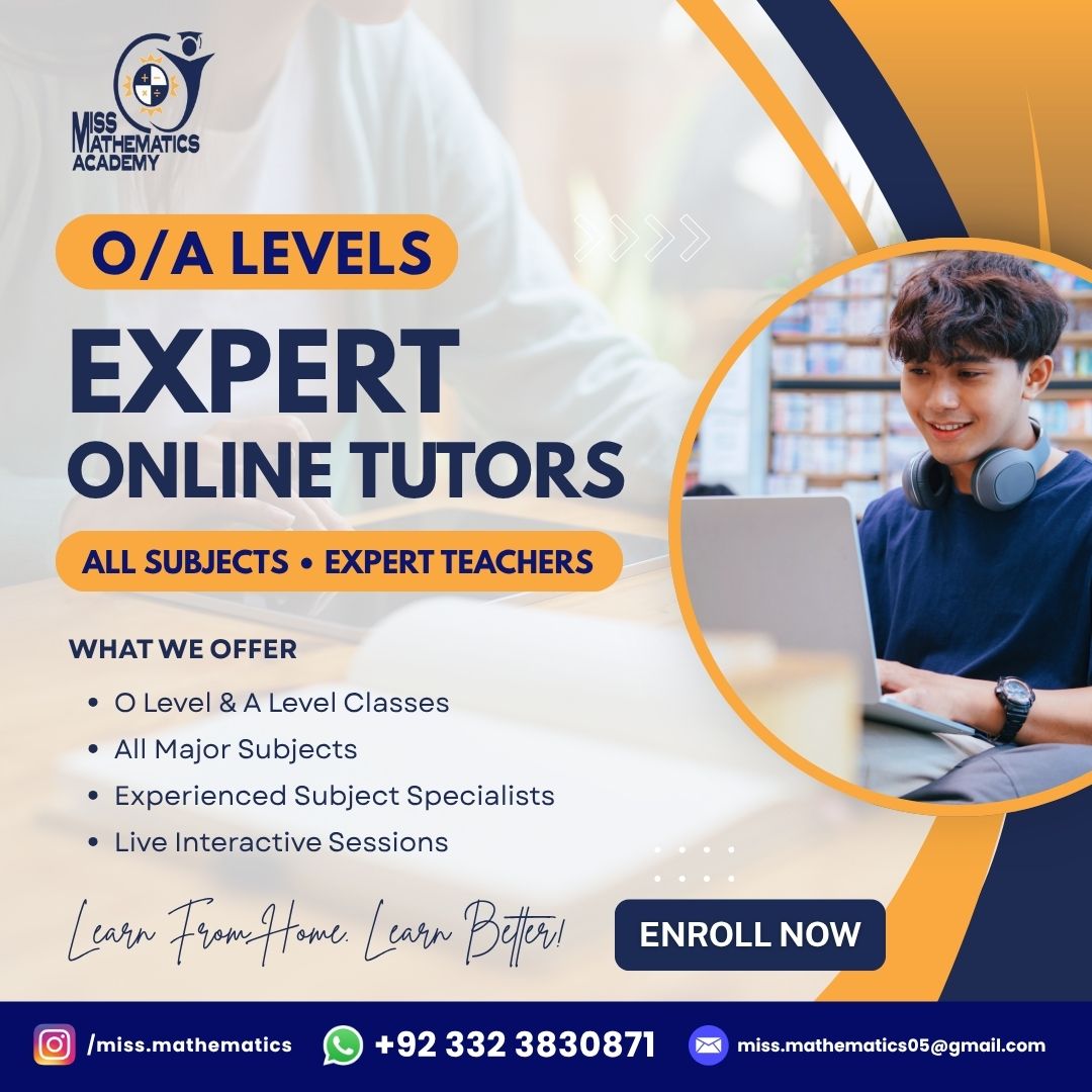 Miss Mathematics Facebook ad