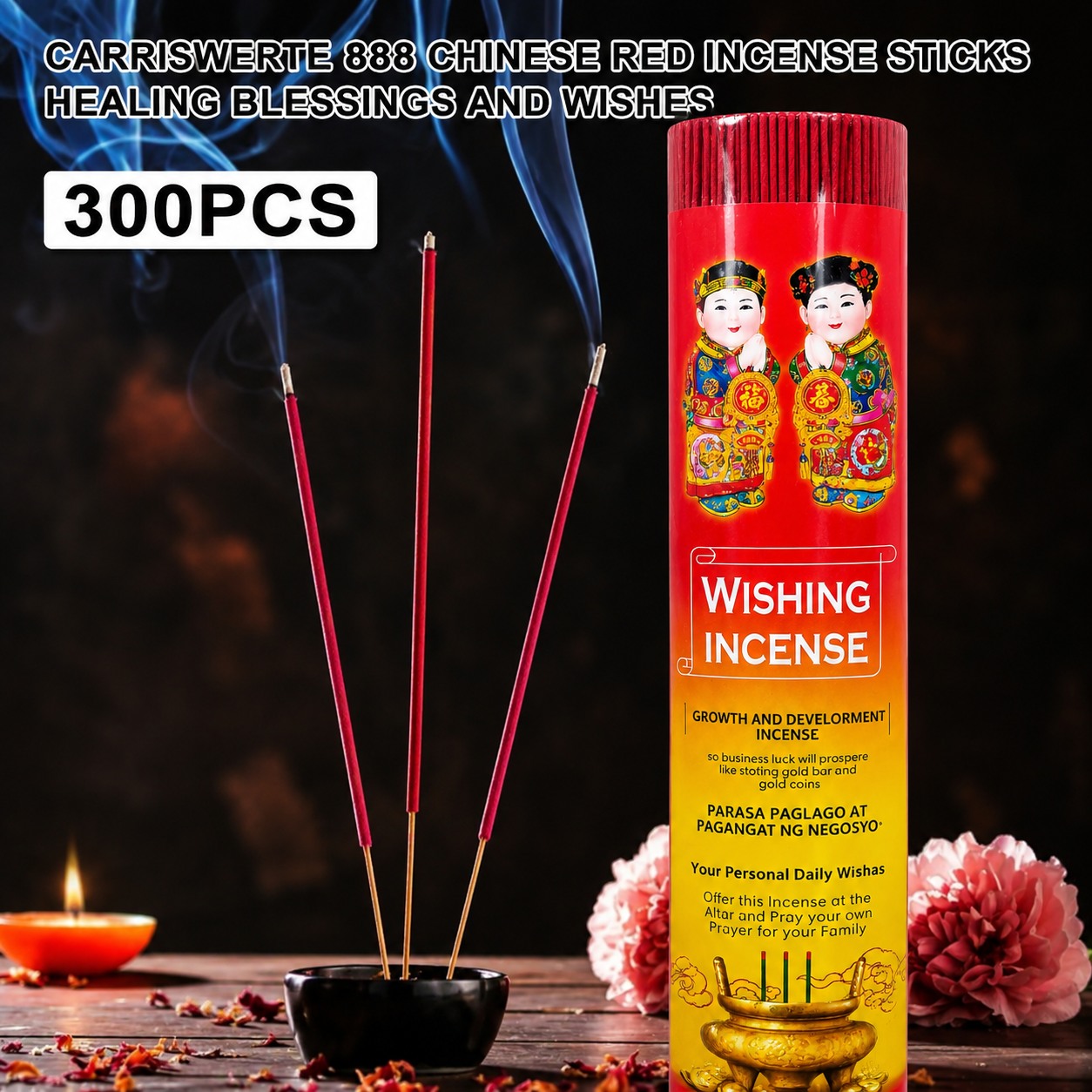 1Pesos Online Shop Facebook ad: CREATE A PEACEFUL & CALM ATMOSPHERE