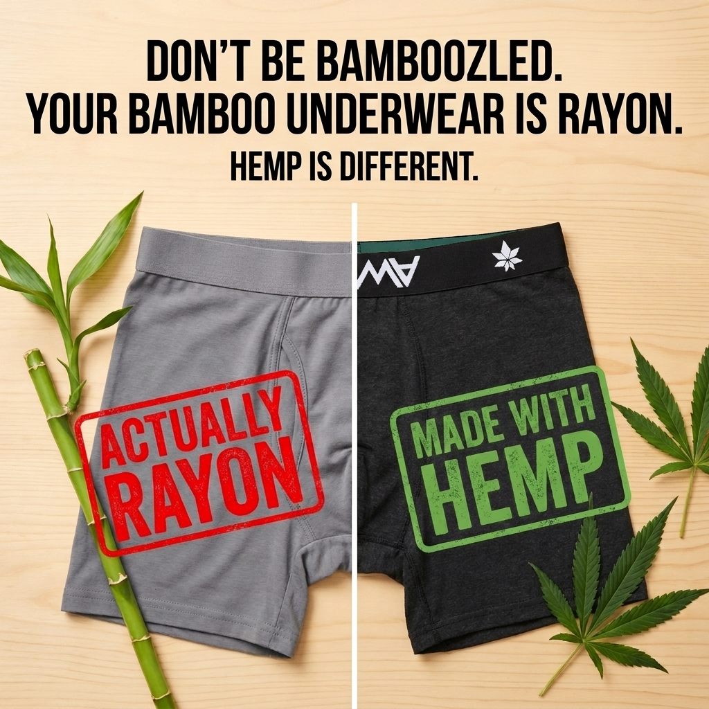WAMA Facebook ad: Bamboo Is Just Rayon