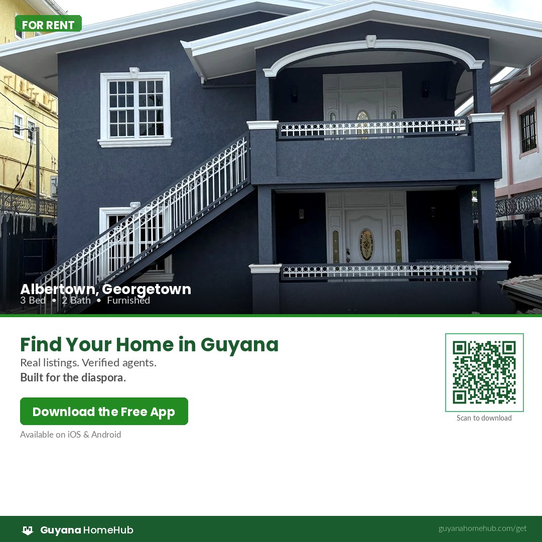 Guyana Chronicle Facebook ad: ๐๐จ๐จ๐ค๐ข๐ง๐ ๐๐จ๐ซ ๐ ๐ก๐จ๐ฆ๐ ๐ข๐ง ๐๐ฎ๐ฒ๐๐ง๐?