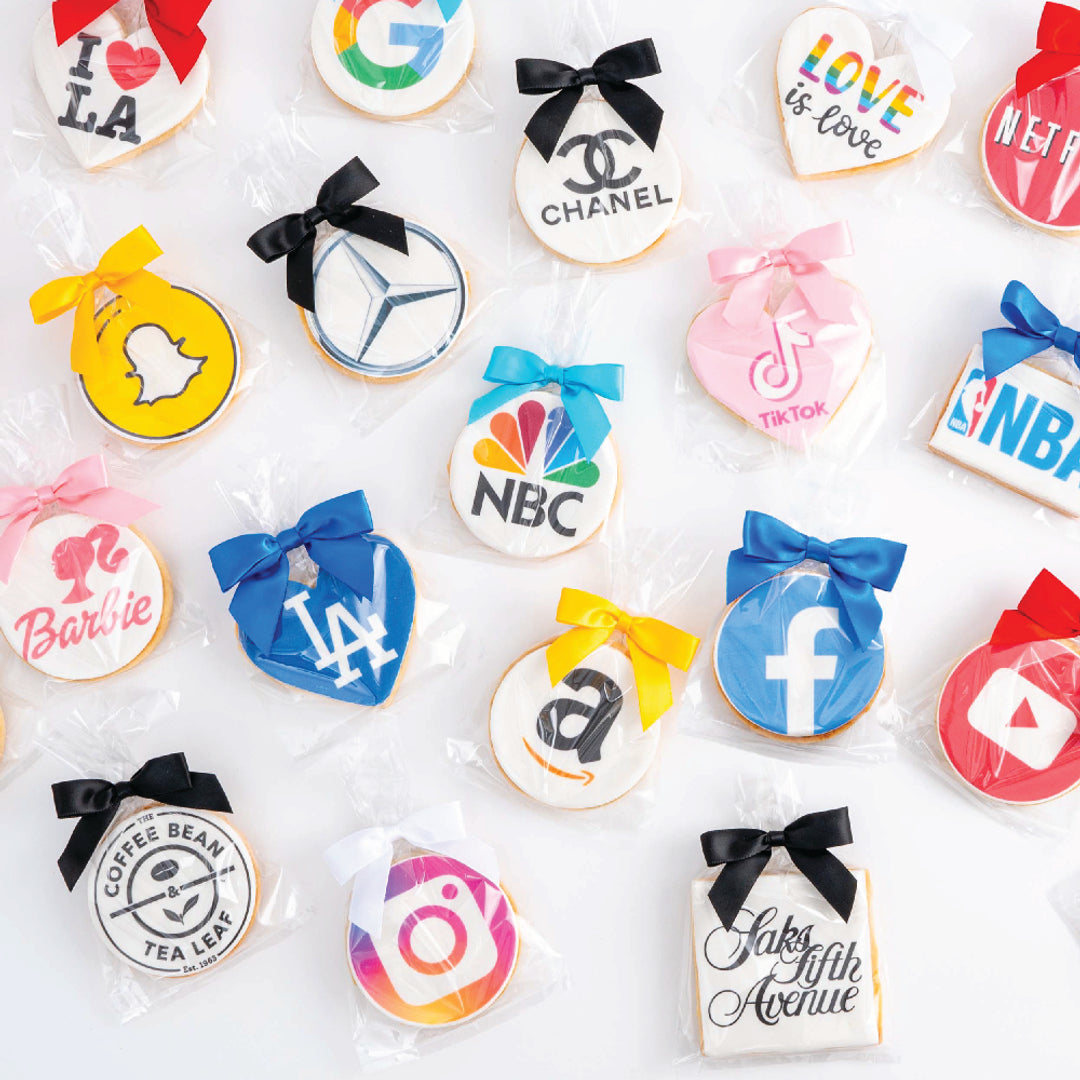 Sweet E's Bake Shop Facebook ad: Logo Cookies & More
