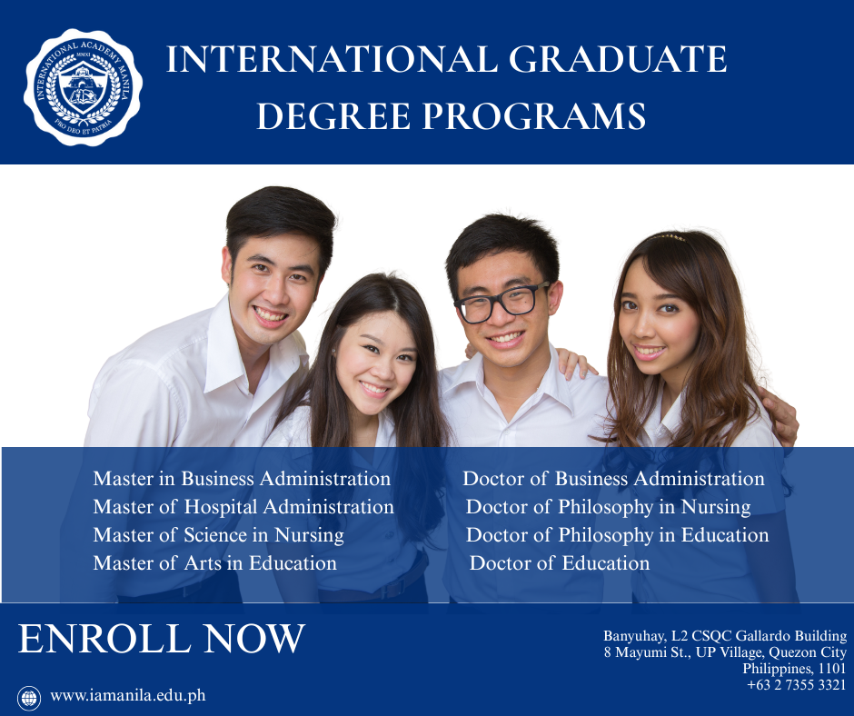 International Academy Manila Facebook ad