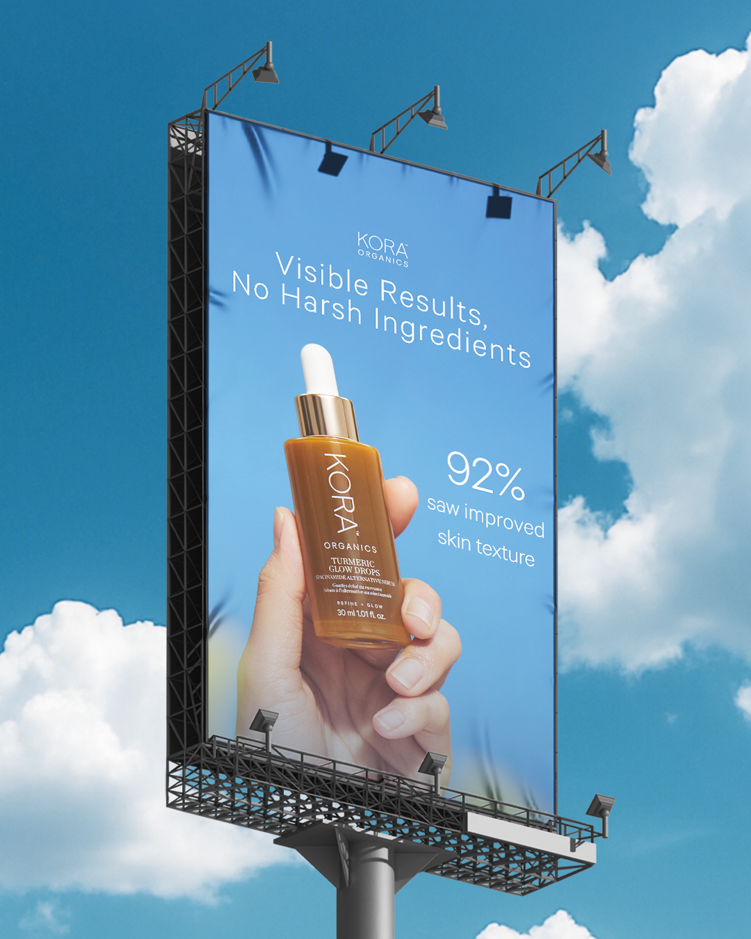 KORA Organics Facebook ad