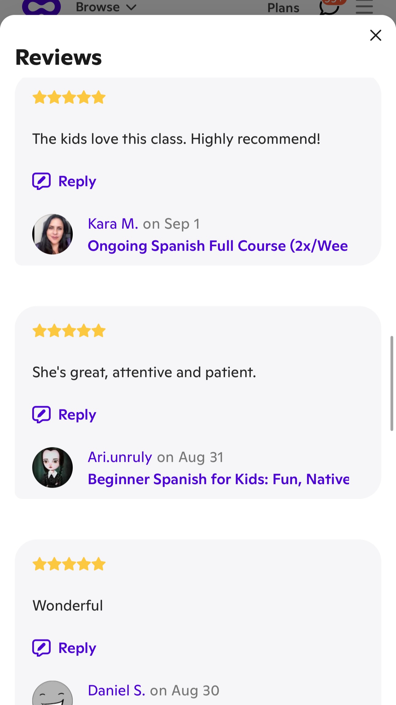 Spanish.Education Facebook ad