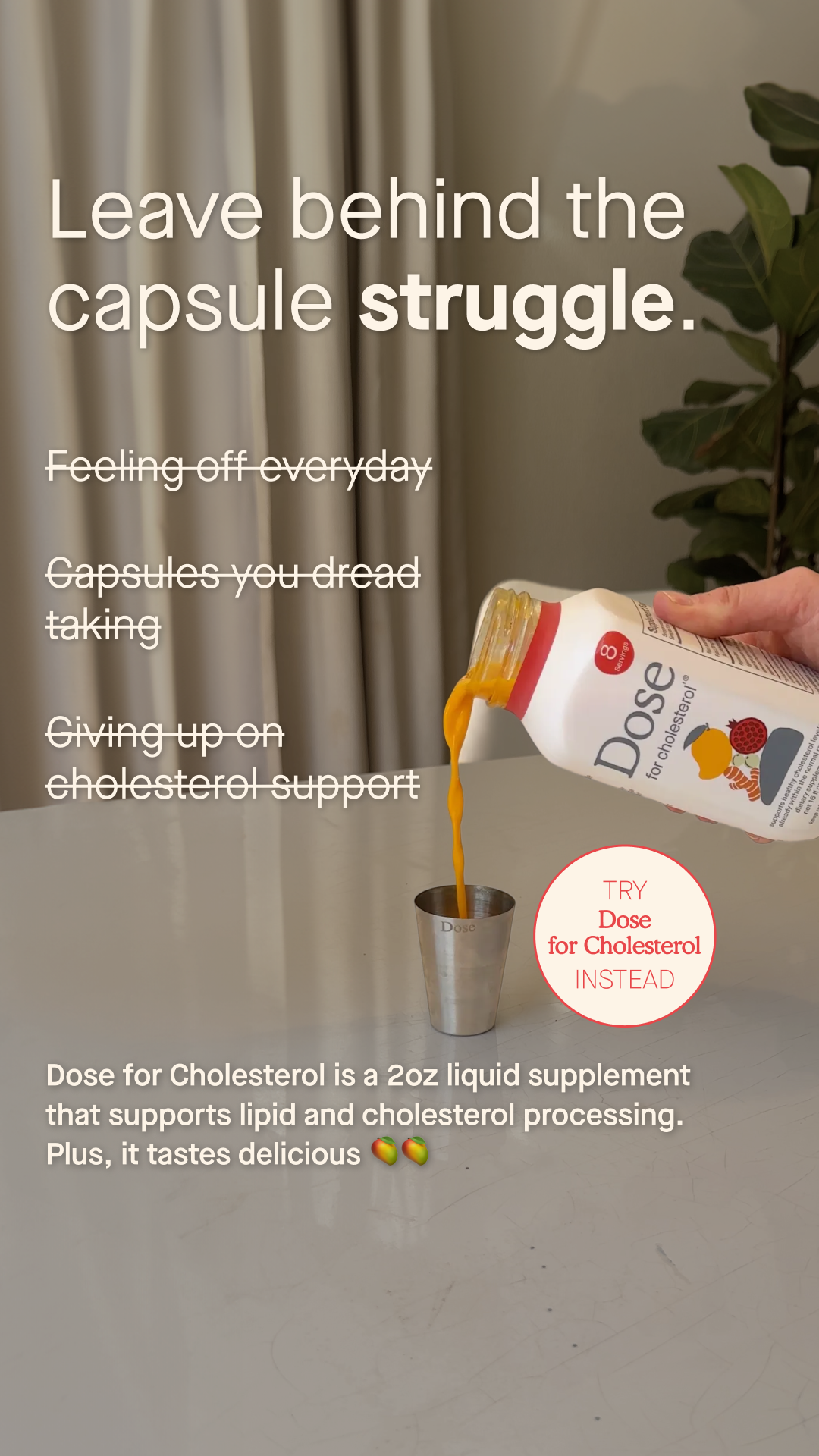 Dose for Cholesterol Facebook ad